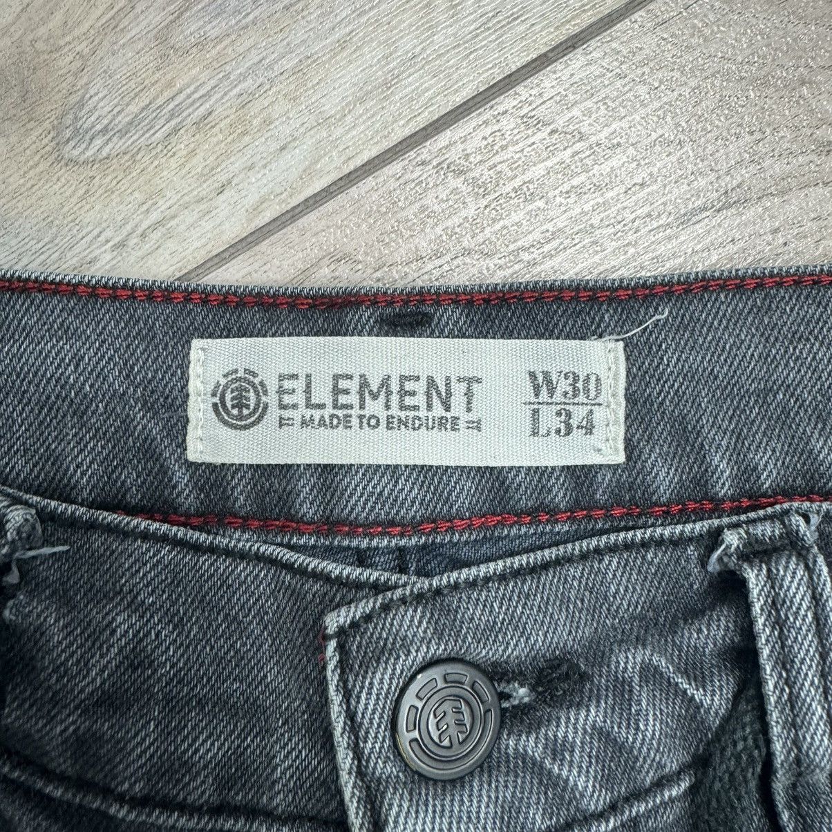 Element Vintage Element Made To Endure Light Wash Skater Denim Jeans Size US 30 / EU 46 - 8 Thumbnail