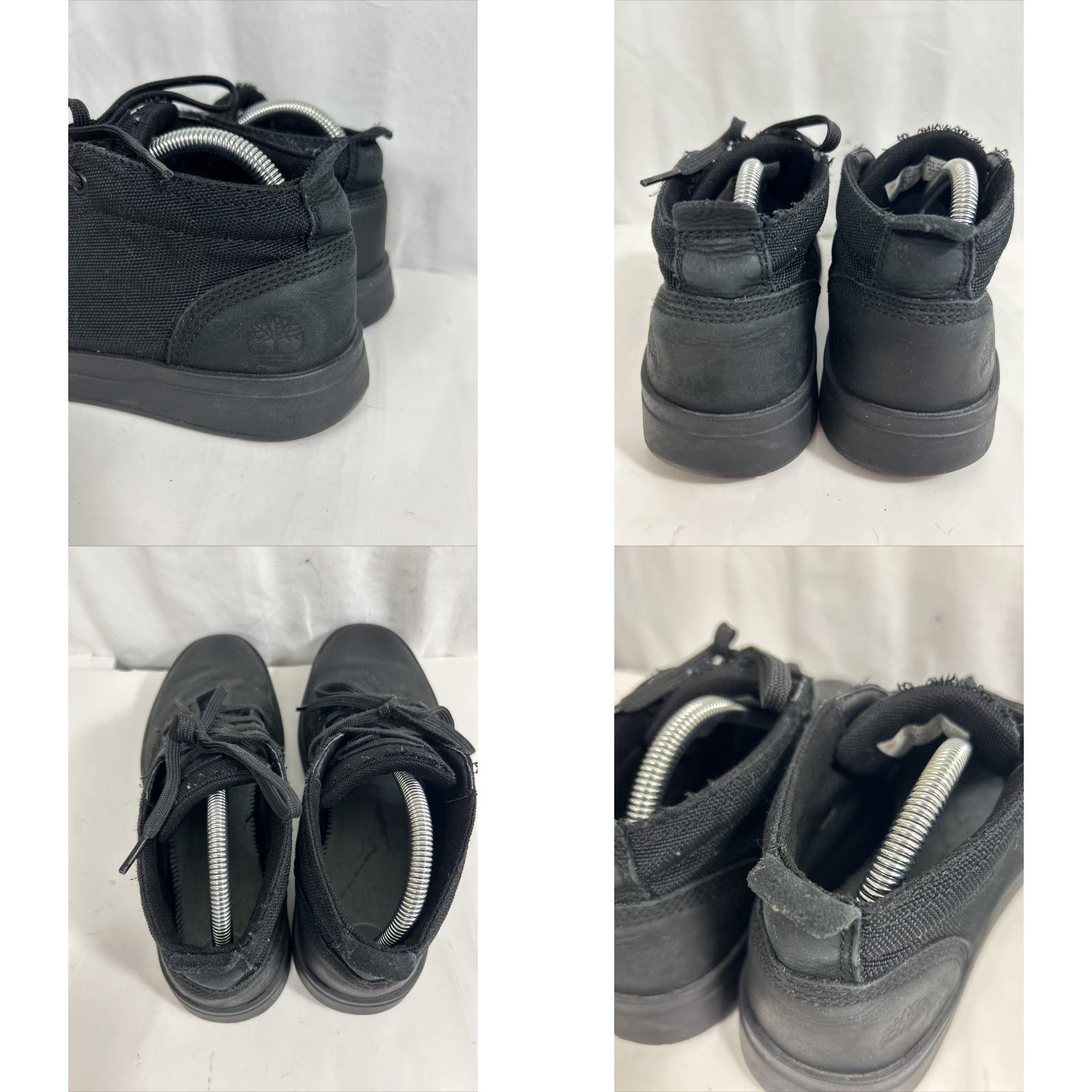 Timberland TIMBERLAND Mens Davis Square Mid Top Chukka Sneaker Shoes Leather Black Sz 7.5 Size US M / EU 48-50 / 2 - 8 Thumbnail
