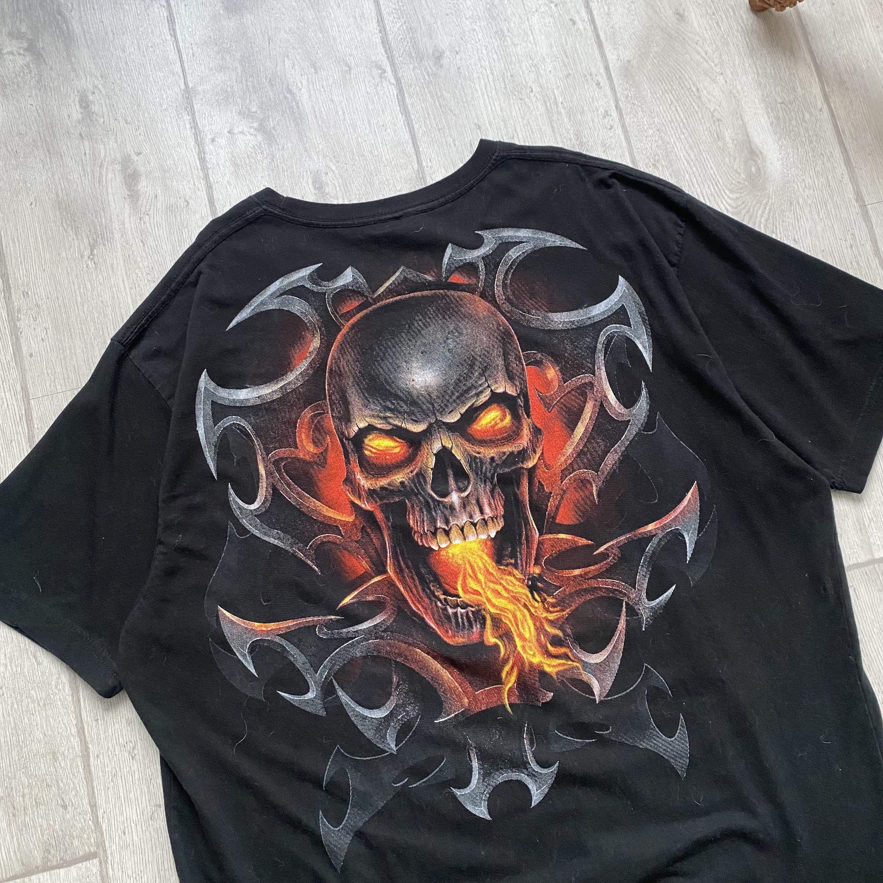 Band Tees 💀 Vintage Y2K Japan Dragon Skulls tee Rock Band tee Size US XXL / EU 58 / 5 - 7 Thumbnail