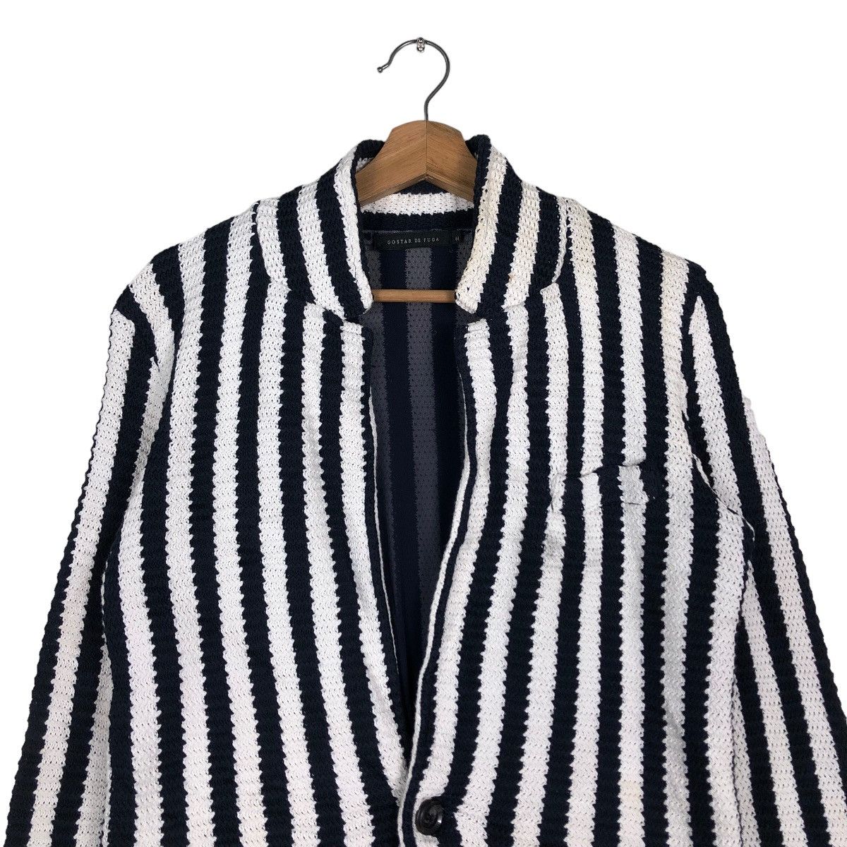 GOSTAR DE FUGA 🔥Hickory Chore Jacket Gostar De Fuga Issey Miyake Japan Size US S / EU 44-46 / 1 - 3 Thumbnail
