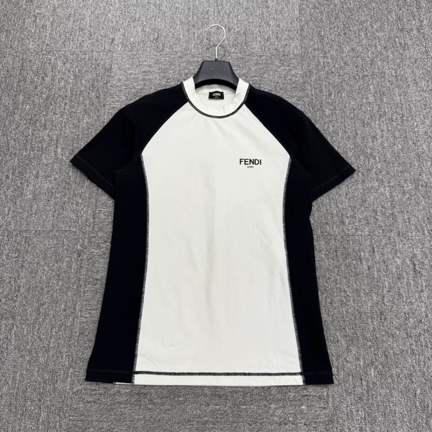 Fendi Fendi Color Block Short Sleeve Size US L / EU 52-54 / 3 - 1 Thumbnail