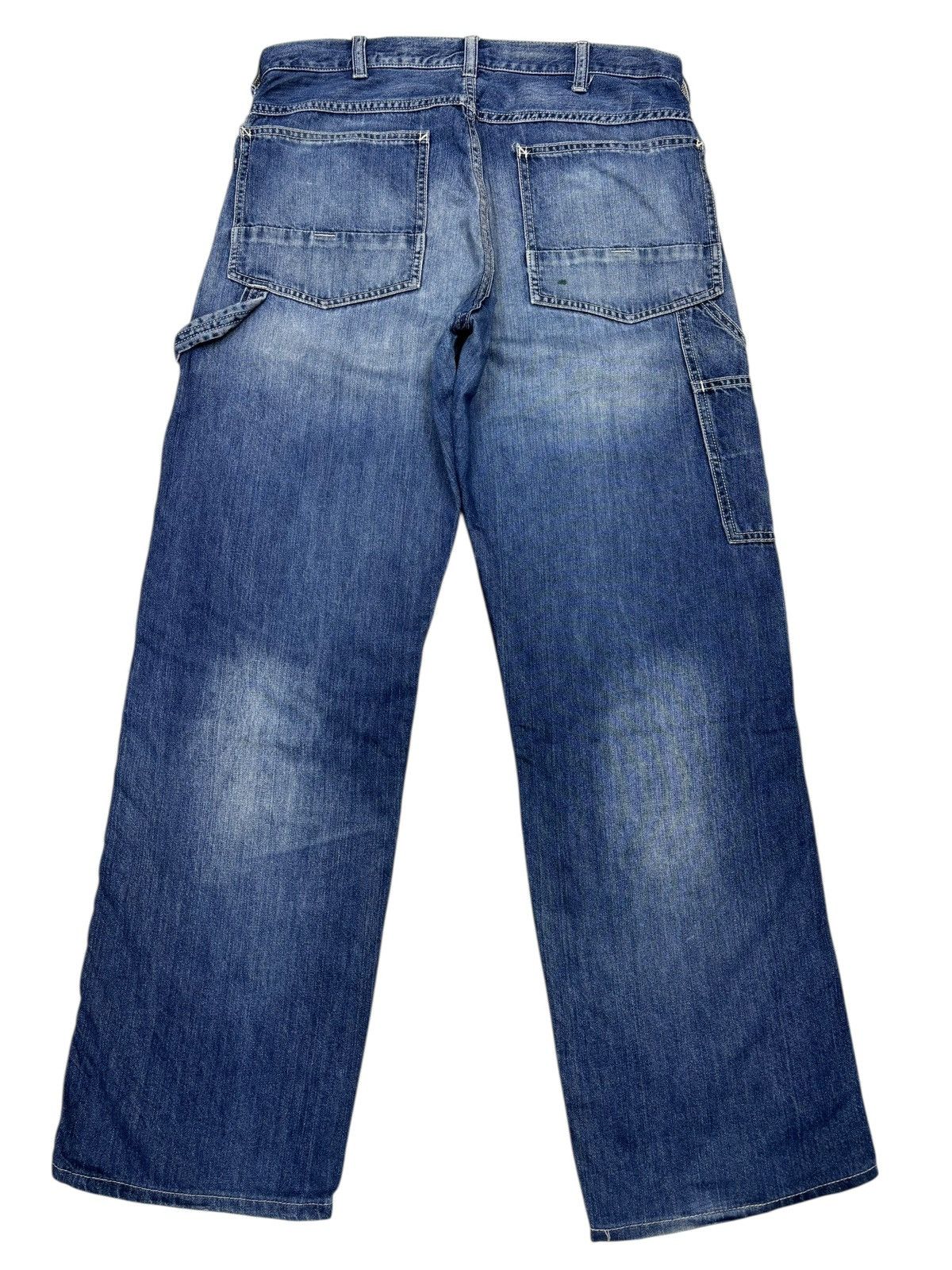 Kapital 🇯🇵 Back Number Kaihara Wash Denim Loose Fit Jeans Size US 32 / EU 48 - 2 Thumbnail