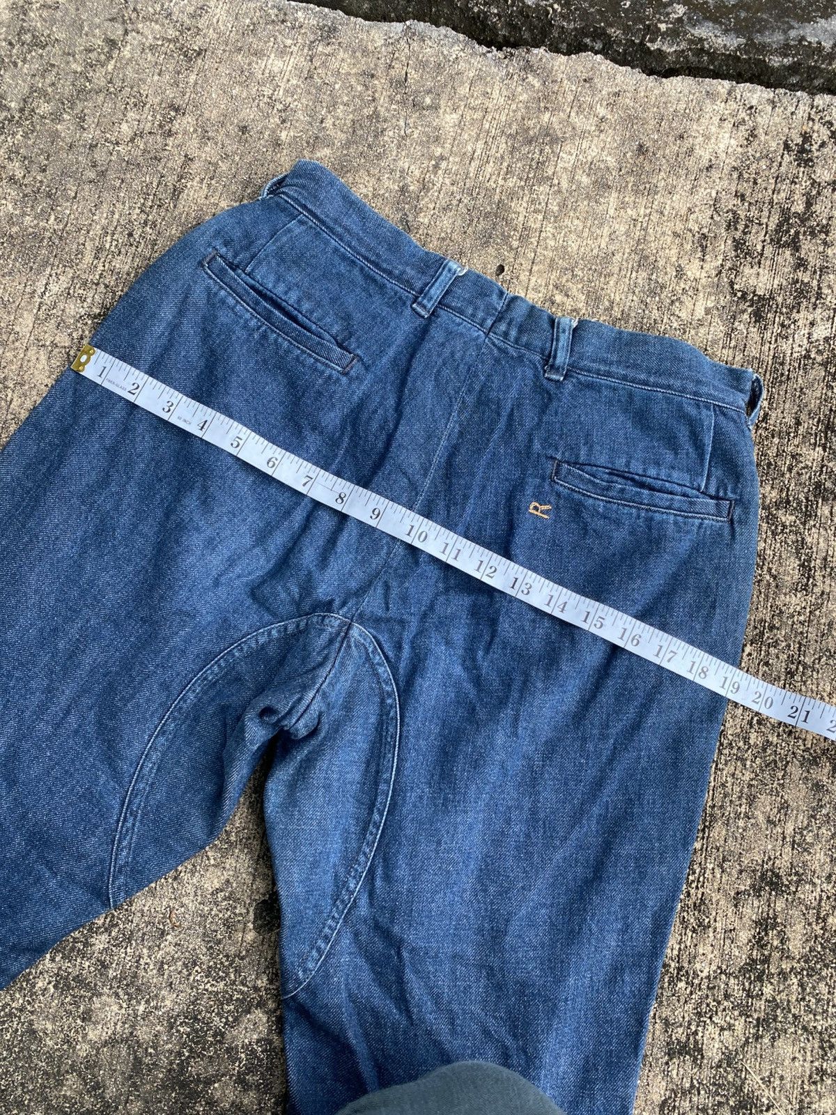 45rpm ❗️Vintage 45RPM 3/4 Japanese Denim Pants with Button Leg Size US 29 - 15 Thumbnail