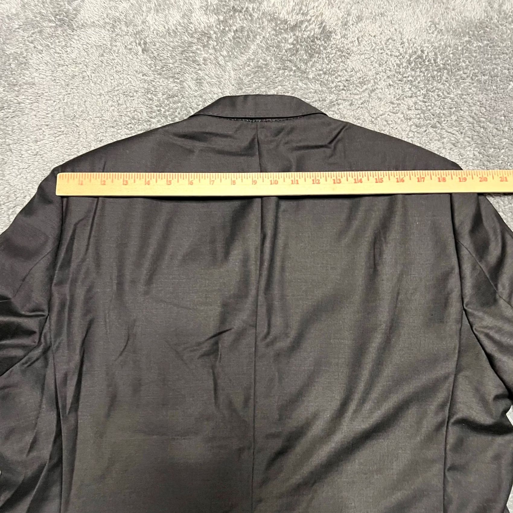 Vintage Hickey Freeman Beacon Blazer Mens 48R Gray Loro Piana Tasmanian Super 150’s Coat Blazer Mens 48R Gray Loro Piana Tasmanian Super 150’s Size 48R - 4 Thumbnail