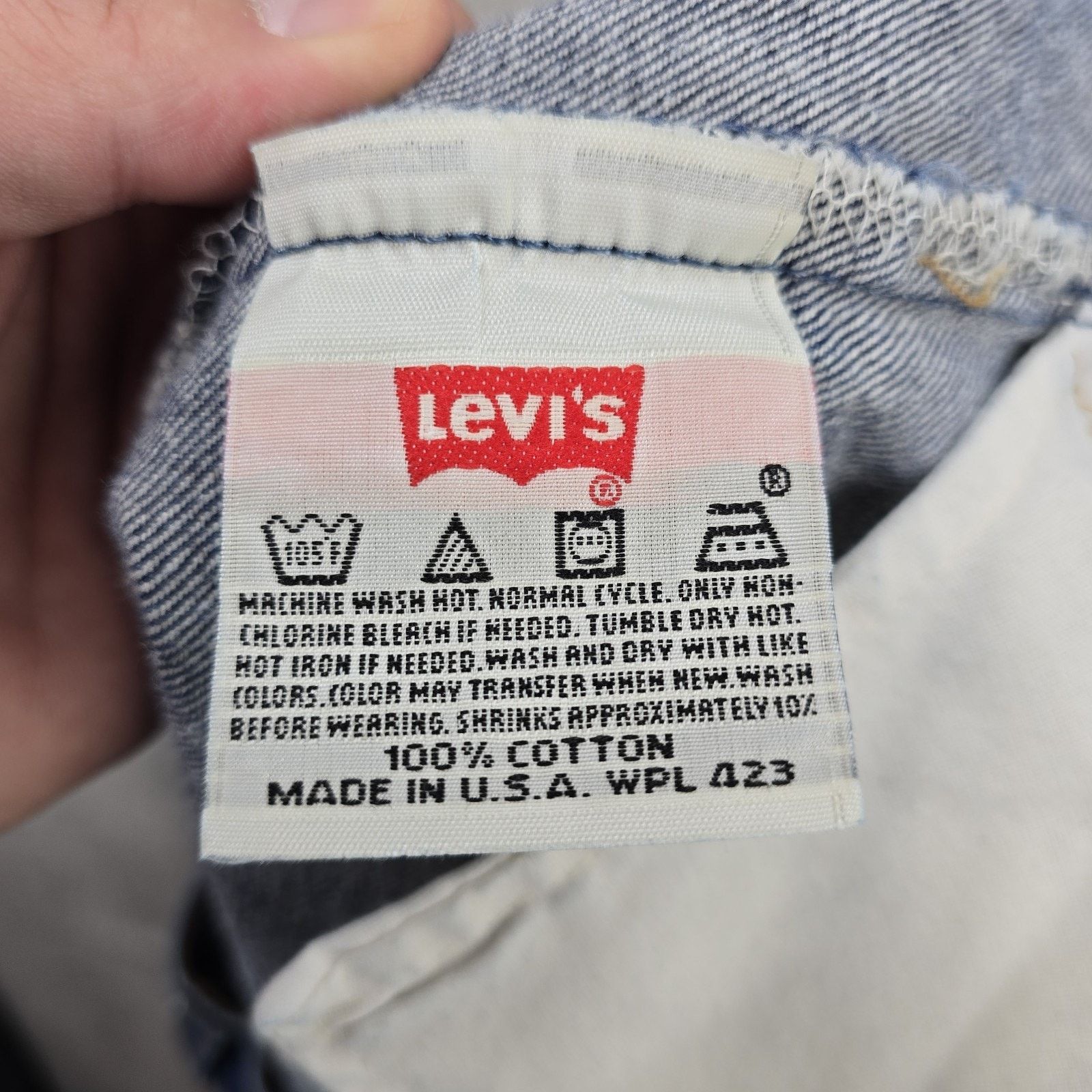 Levi's Vintage Levis 501xx Jeans 42x33 (fits 38x30) Marble USA Made Size US 38 / EU 54 - 6 Thumbnail