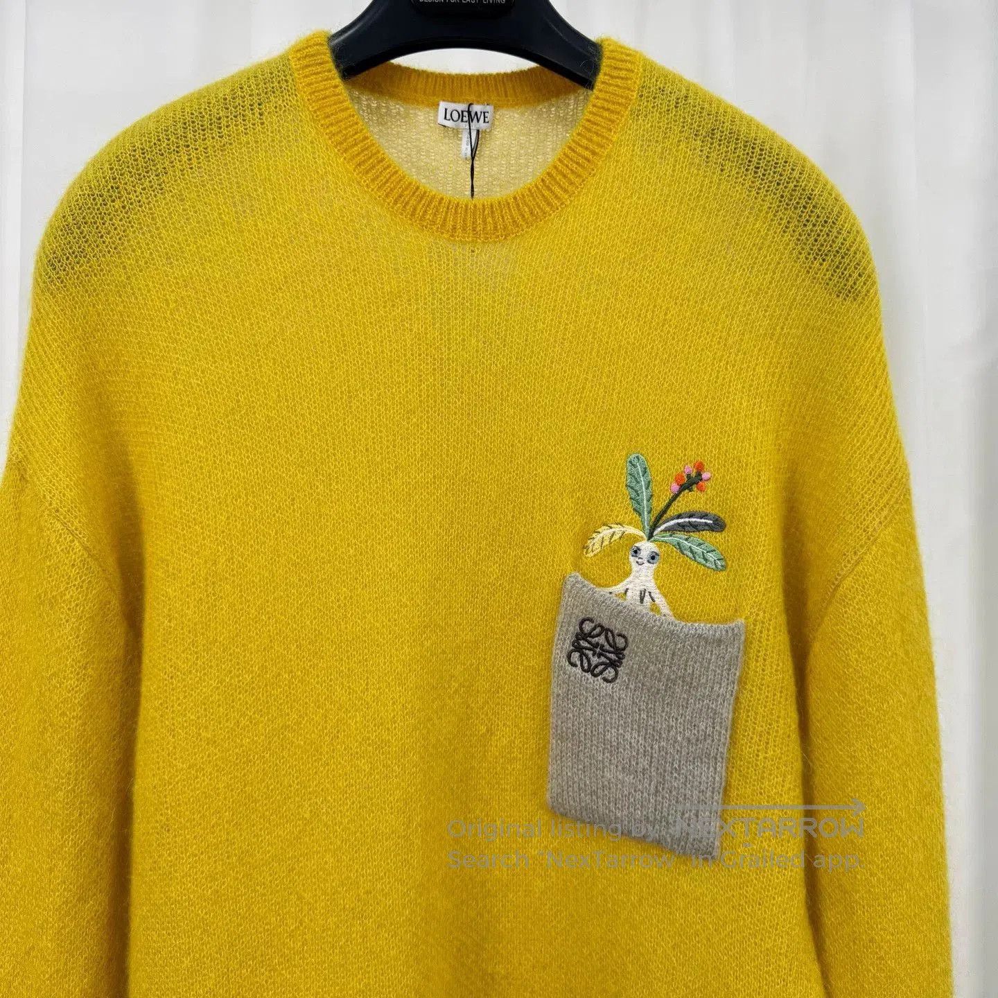 Loewe Loewe 2025 Pocket Embroidery Mohair Sweater. Size M / US 6-8 / IT 42-44 - 3 Thumbnail