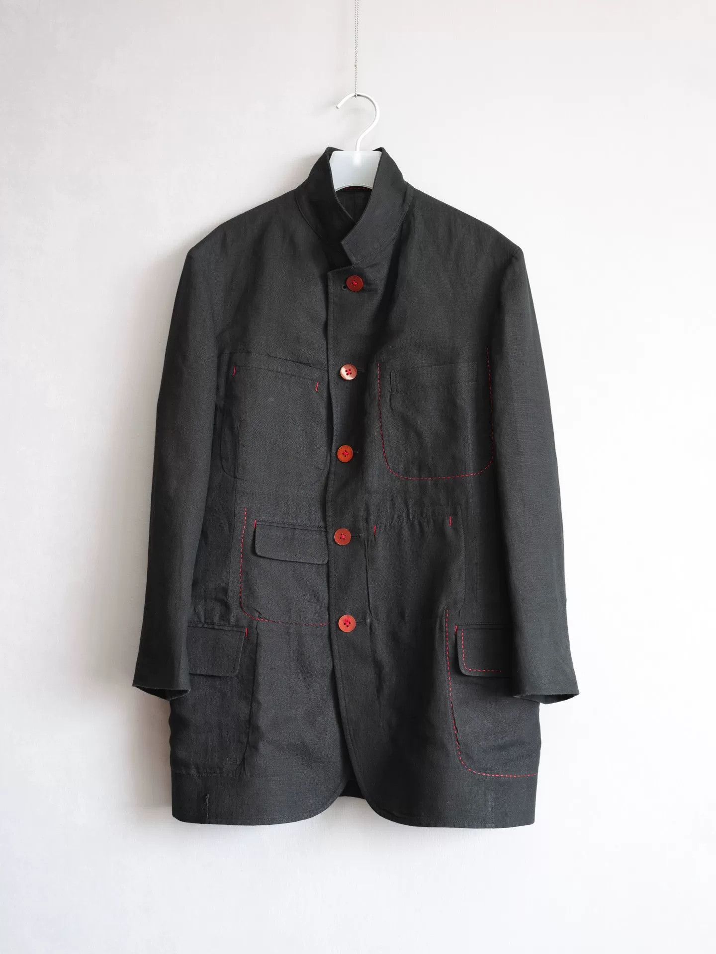 Yohji Yamamoto Yohji Yamamoto 05SS Linen Jacket Size US M / EU 48-50 / 2 - 1 Thumbnail