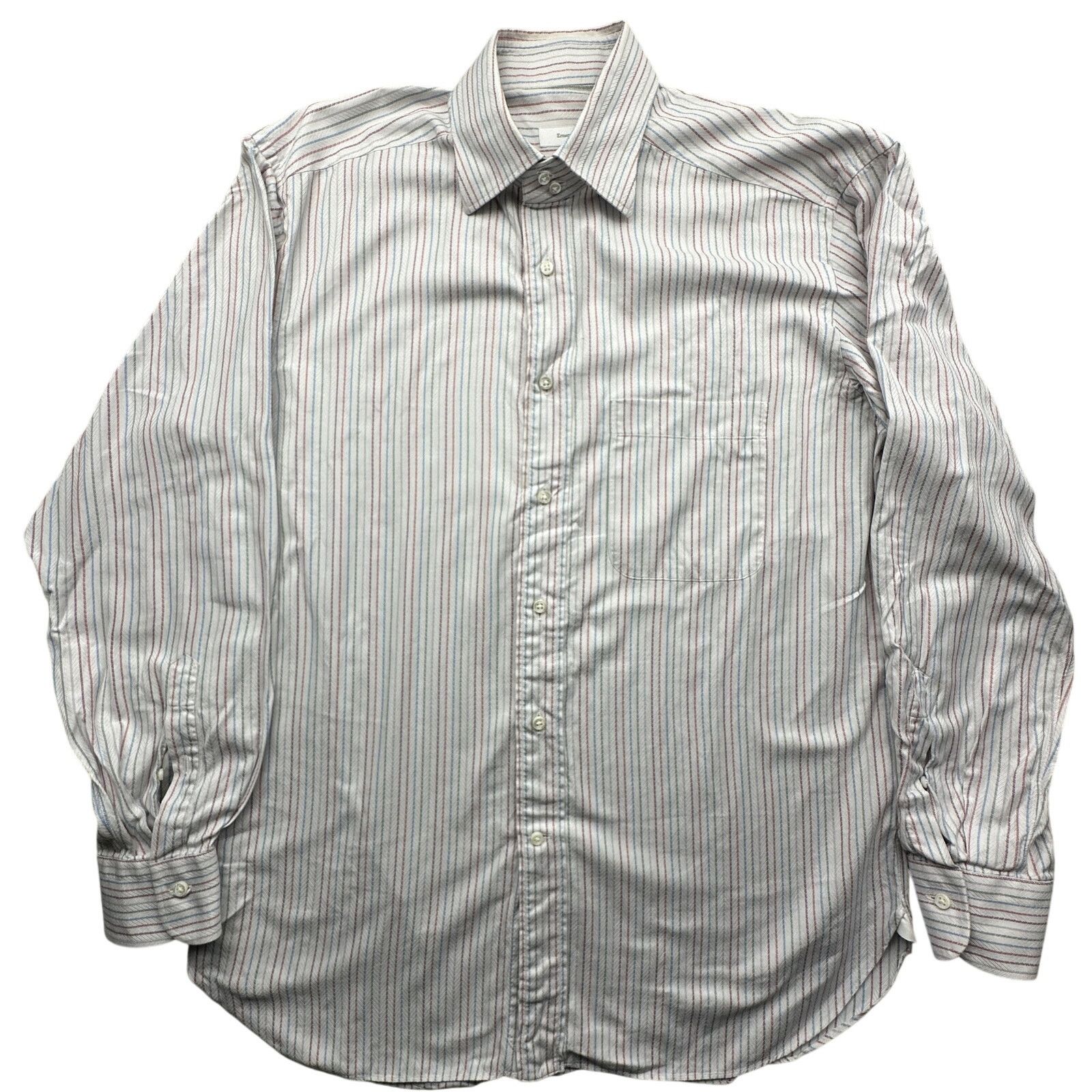Ermenegildo Zegna Ermengildo Zegna Portofino Button Up Shirt Large Long Sleeve Size US XL / EU 56 / 4 - 1 Thumbnail