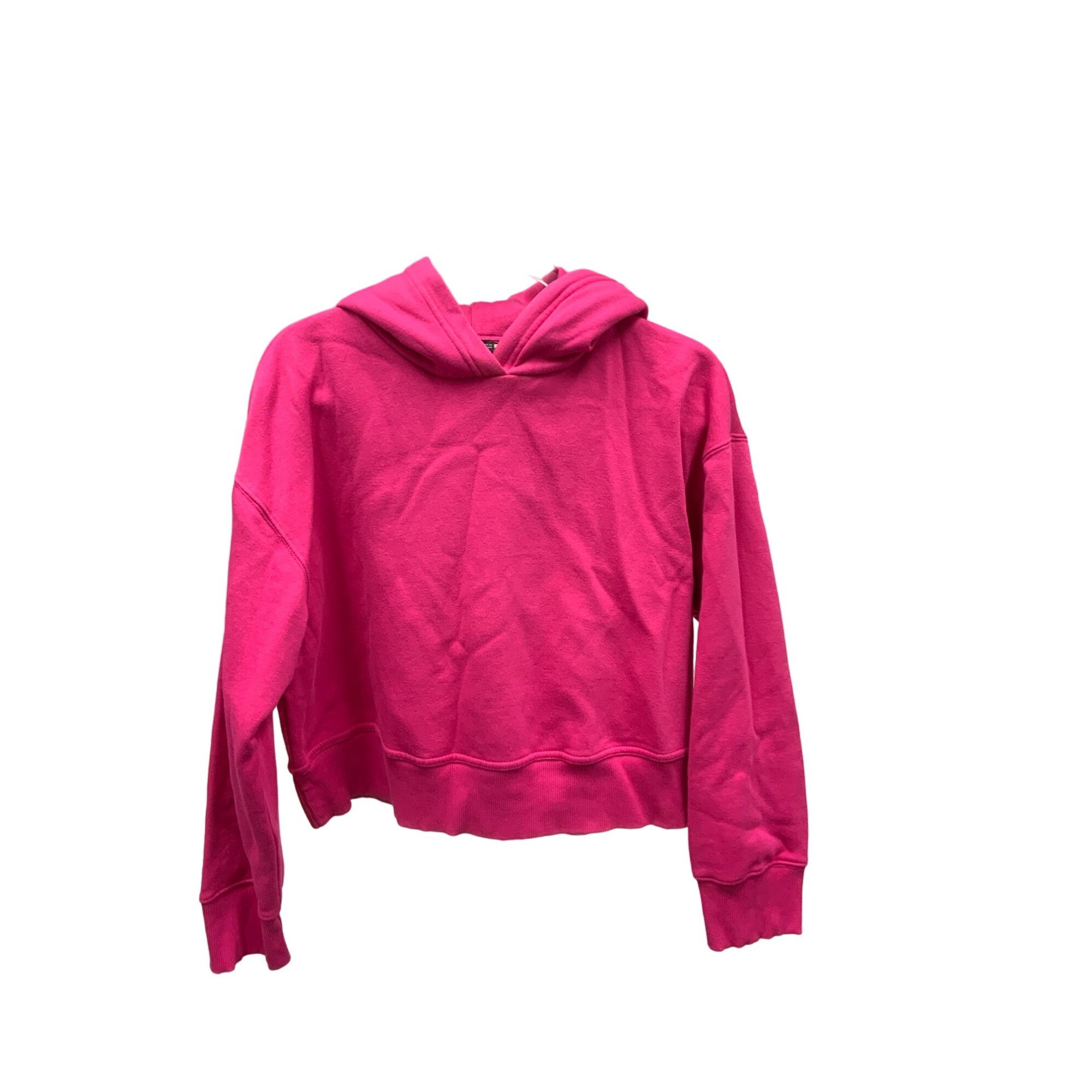 Zara Dark Fuchsia Hooded Rib Trim Sweatshirt Size M / US 6-8 / IT 42-44 - 1 Thumbnail