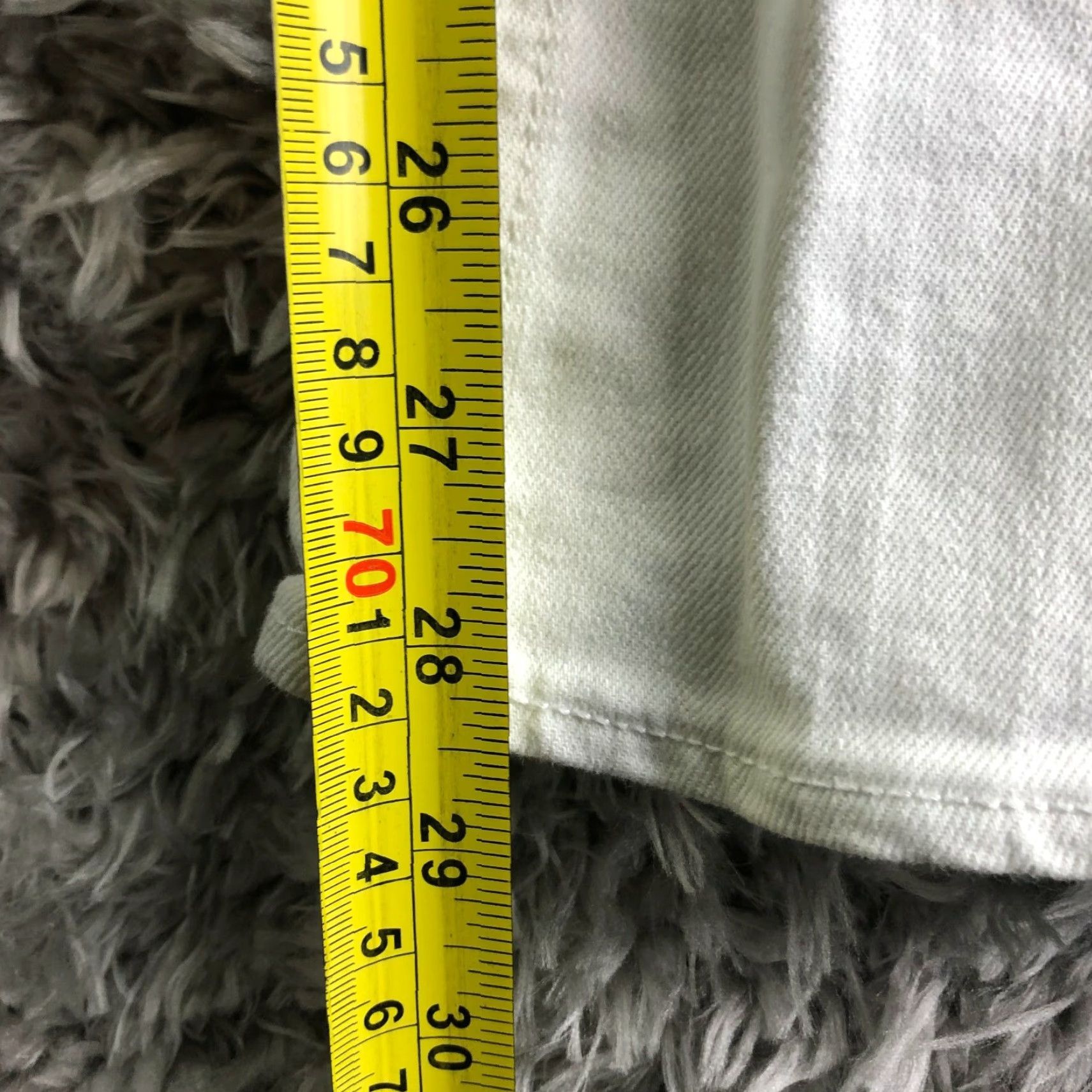 J.Crew J.Crew Matchstick Womens Size 28 Mid Rise Straight Leg White Denim Jeans Jeans Womens 28 White Denim Size 28" / US 6 / IT 42 - 3 Thumbnail