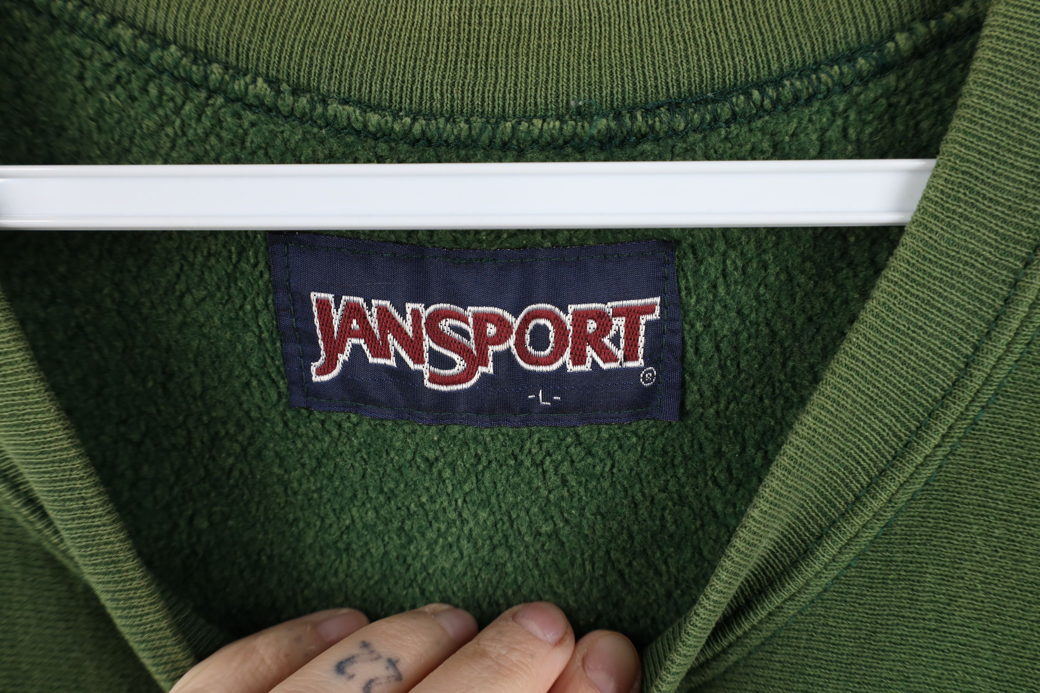 Vintage Vintage 90s Spell Out Malone College Sweatshirt Green USA Size US L / EU 52-54 / 3 - 12 Thumbnail