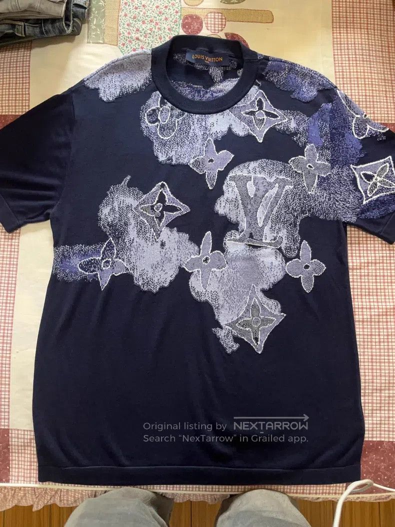 Louis Vuitton Louis Vuitton Ink rendering knitted short sleeves Size US XS / EU 42 / 0 - 1 Thumbnail