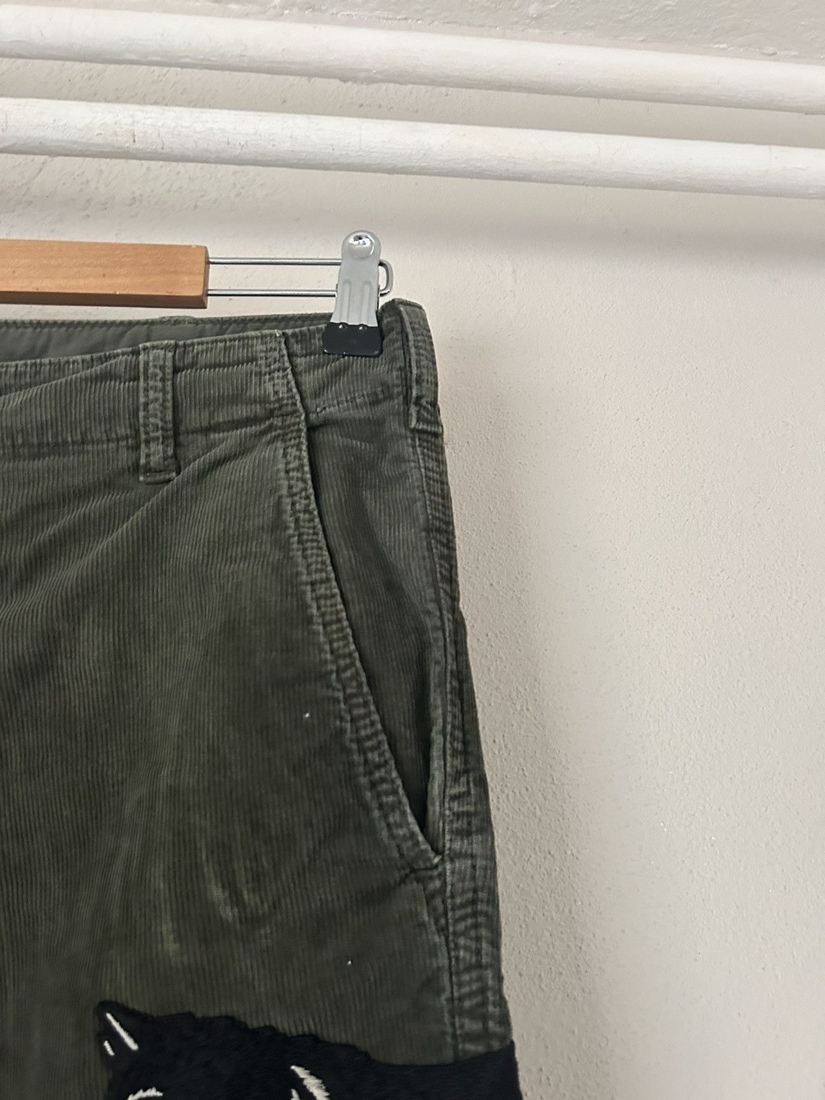 Gucci Washed Velvet Corduroy Wolf Pants Size US 32 / EU 48 - 8 Thumbnail