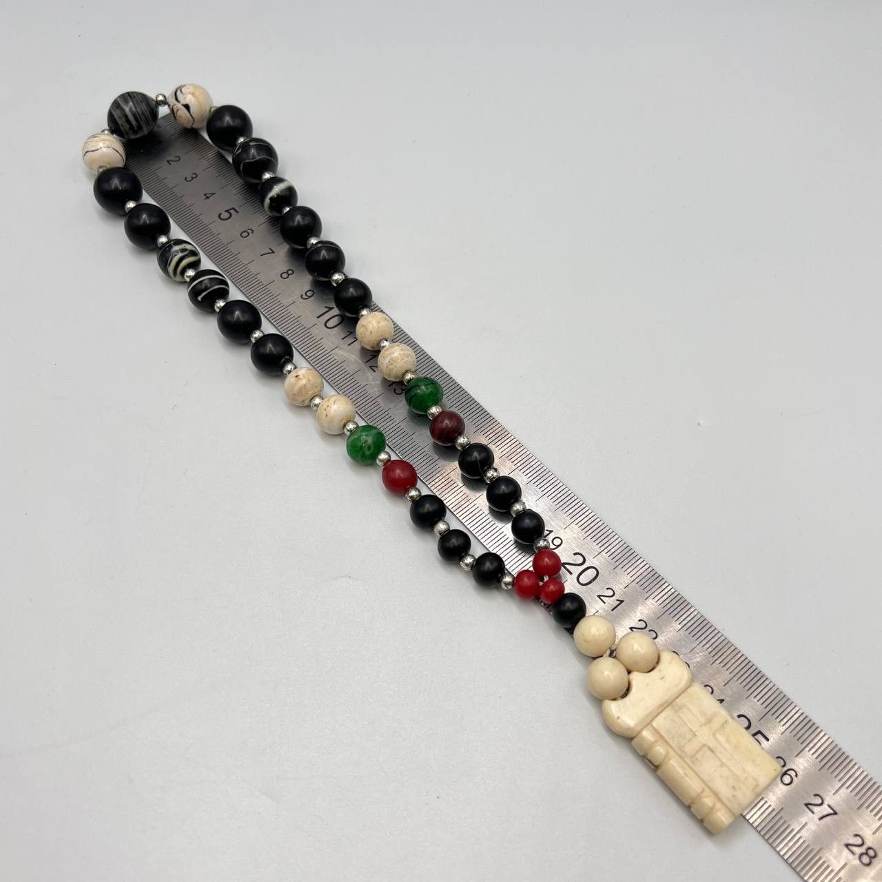 Vintage Vintage Christian Worry Prayer 33 Beads Rosary Biblie Size ONE SIZE - 4 Thumbnail