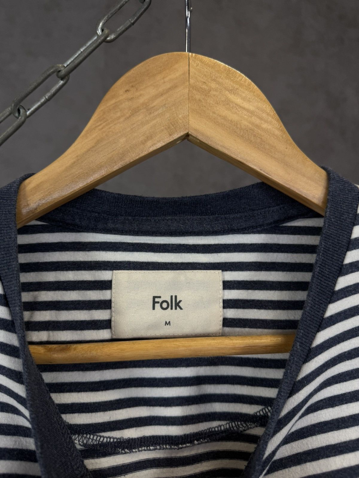 Folk Folk designer striped tee Size US M / EU 48-50 / 2 - 3 Thumbnail