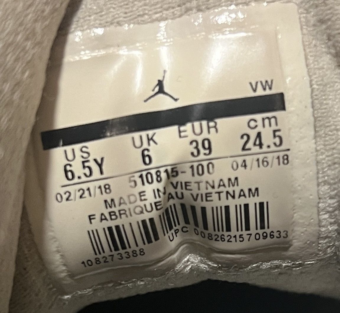 Jordan Brand SIZE 6.5 MEN - Jordan 12 Mid Light Aqua Size US 6.5 / EU 39-40 - 6 Thumbnail