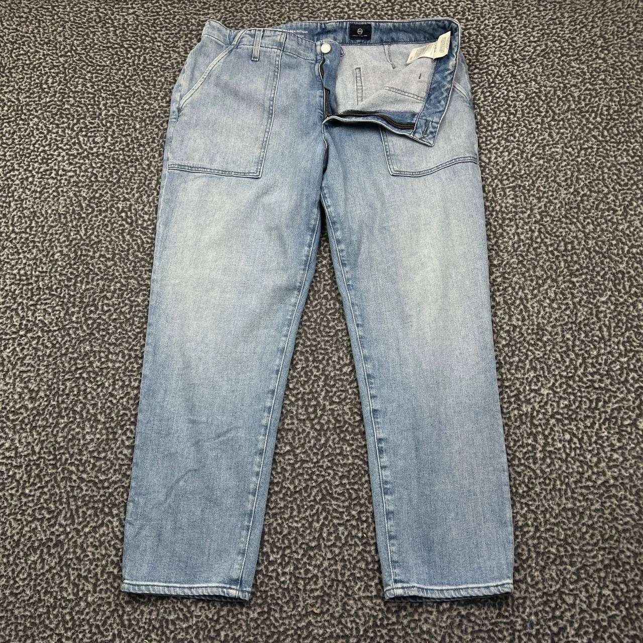 AG Adriano Goldschmied Adriano Goldschmied Caden Fatigue Jeans 32R Denim 36x27 Size 32" / US 10 / IT 46 - 1 Thumbnail