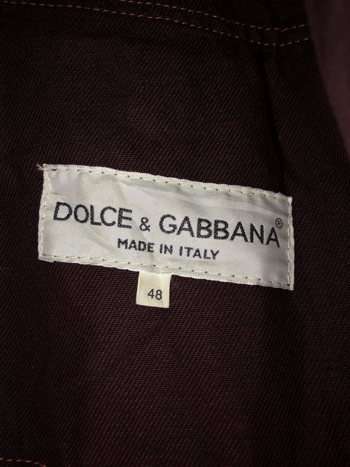 Dolce & Gabbana × Vintage Dolce & Gabbana Mens Boys Cropped Denim Jacket Size US M / EU 48-50 / 2 - 7 Thumbnail
