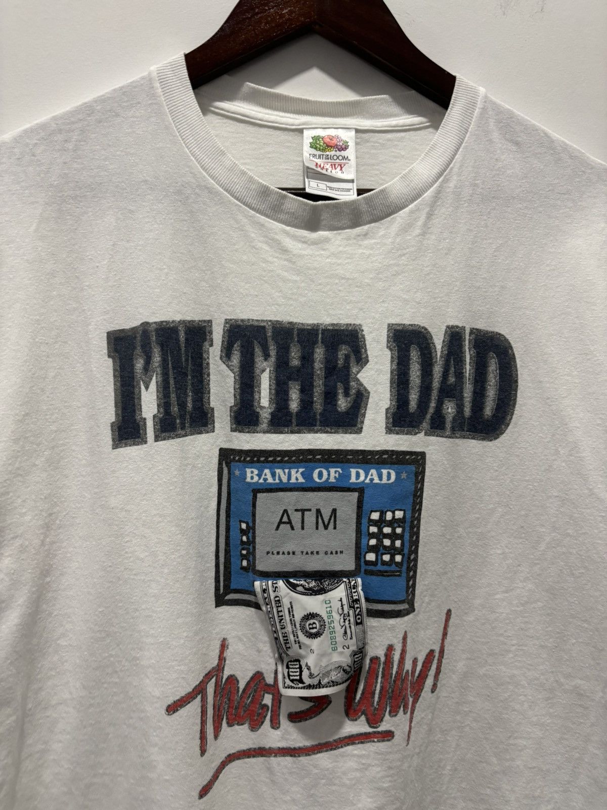 Vintage Vintage Dad Banks Tshirt Size US L / EU 52-54 / 3 - 2 Thumbnail