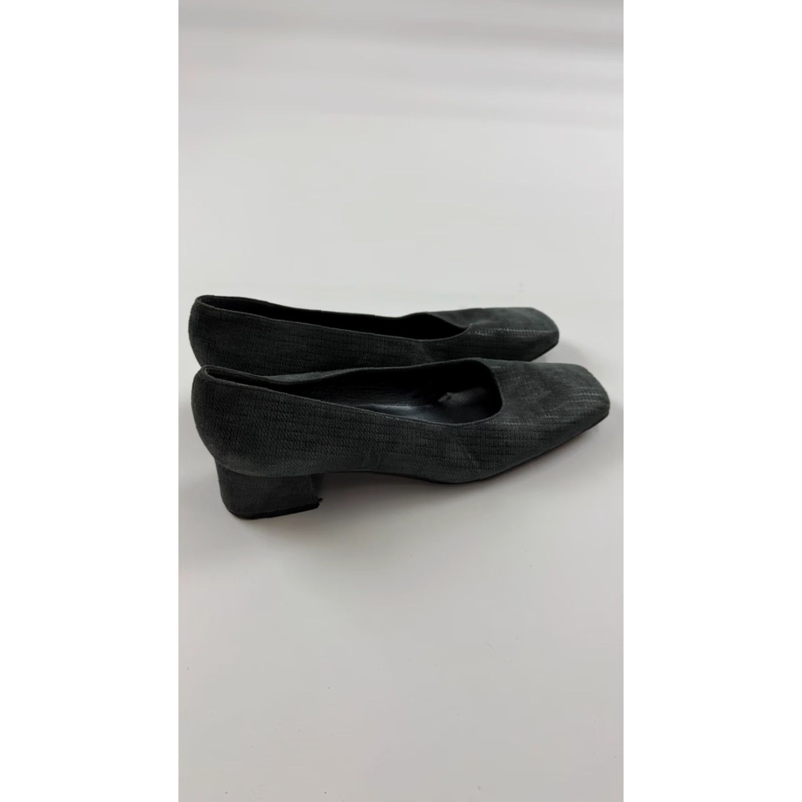 Stuart Weitzman Stuart Weitzman Taupe Pumps Womens 10 Brown Leather Slip On Block Heel Square Toe Comfort Breathable Casual Shoes Womens 10 Shoes Size US 10 / IT 40 - 2 Thumbnail