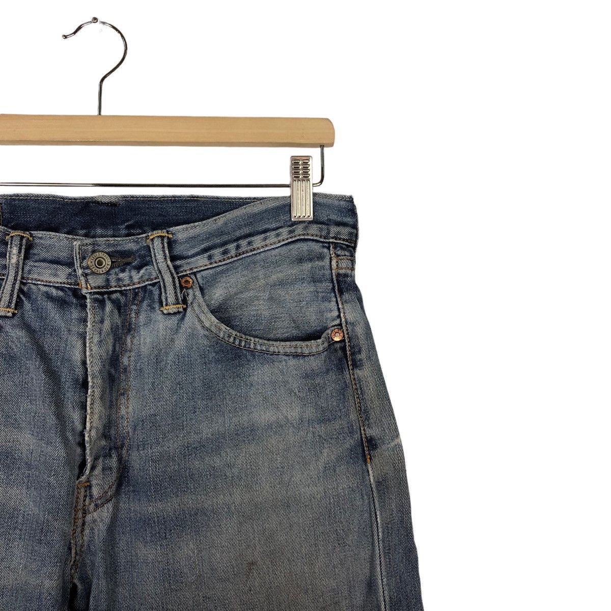 Levi's 🔥VINTAGE LEVI’S STRAIGHT CUT DISTRESSED DENIM JEANS Size US 30 / EU 46 - 5 Thumbnail