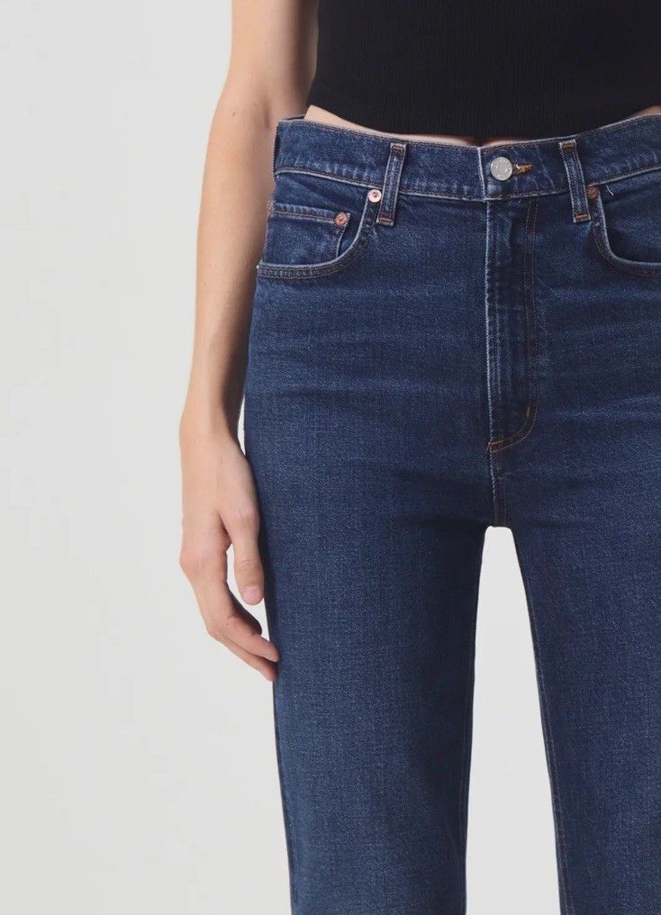 Agolde Agolde High Rise Stovepipe Jeans Discord NWT Size 24" / US 00 / IT 34 - 3 Thumbnail