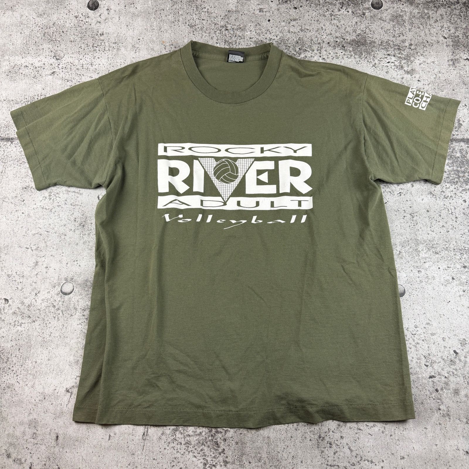 Fruit Of The Loom Rocky River Adult Volleyball Shirt FOTL Best Size XL Ohio Size US XL / EU 56 / 4 - 1 Thumbnail