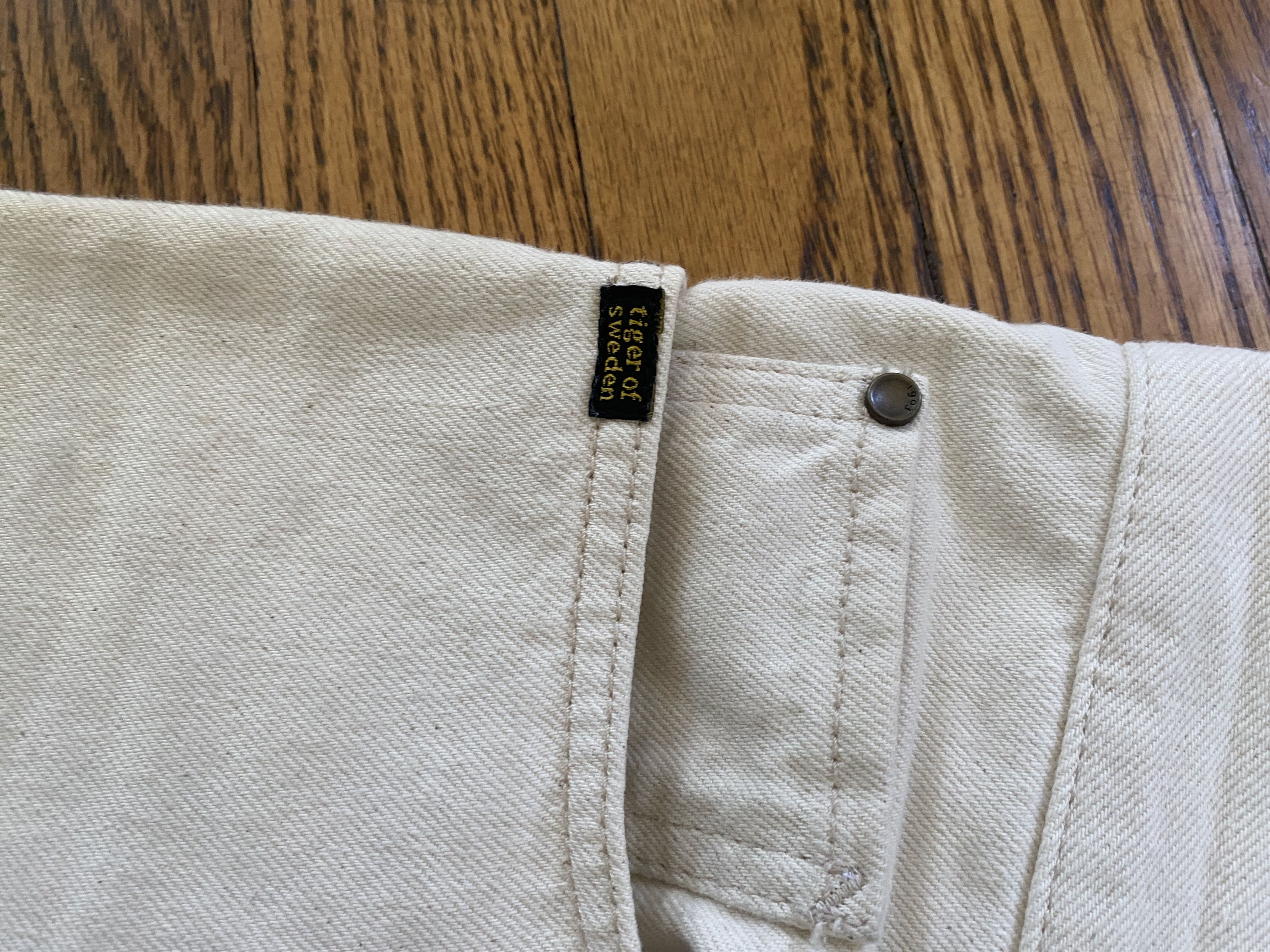 Tiger of Sweden Ecru Straight Jeans Size US 32 / EU 48 - 4 Thumbnail