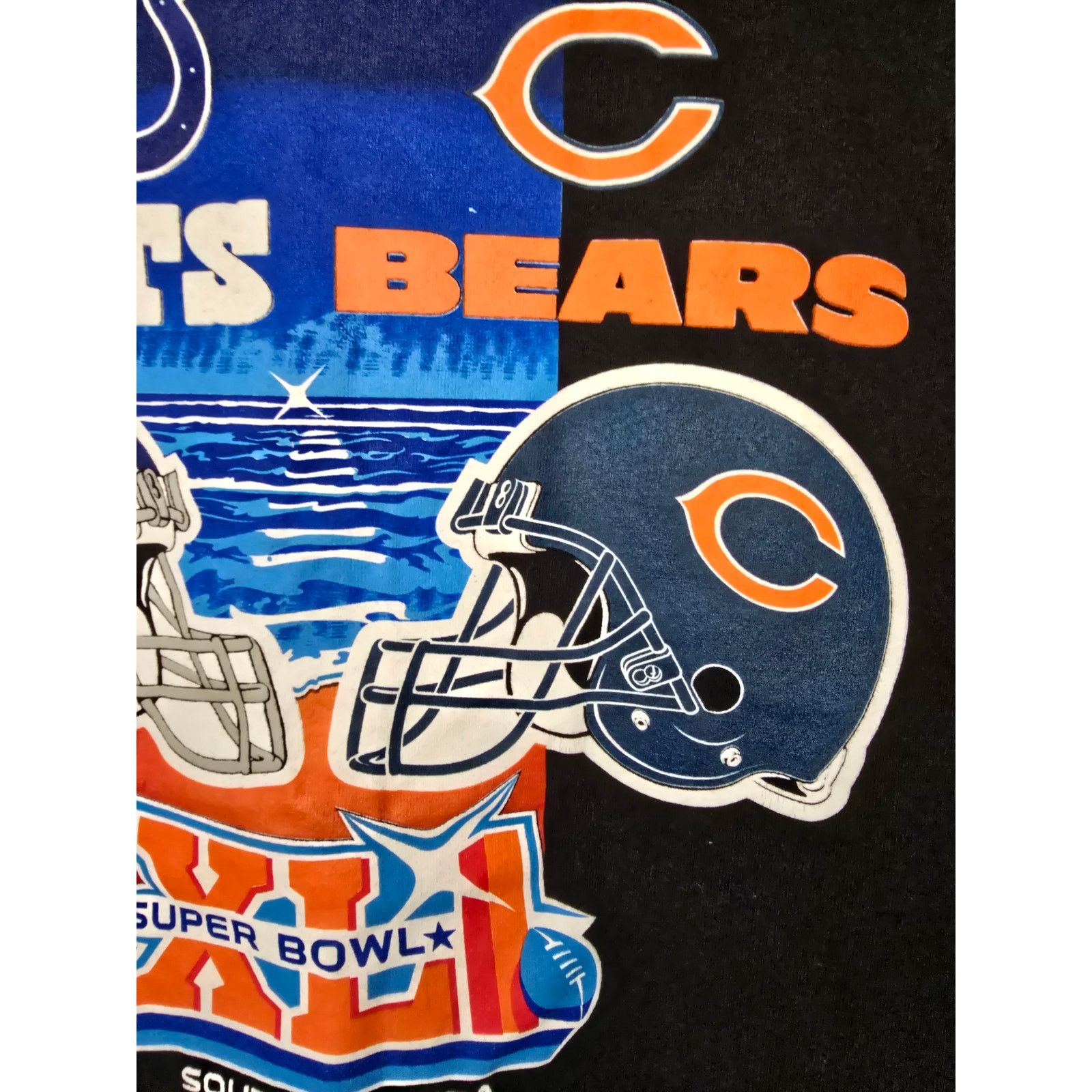 NFL Superbowl Sleeveless Shirt Indianapolis Colts Chicago Bears Size US L / EU 52-54 / 3 - 4 Thumbnail