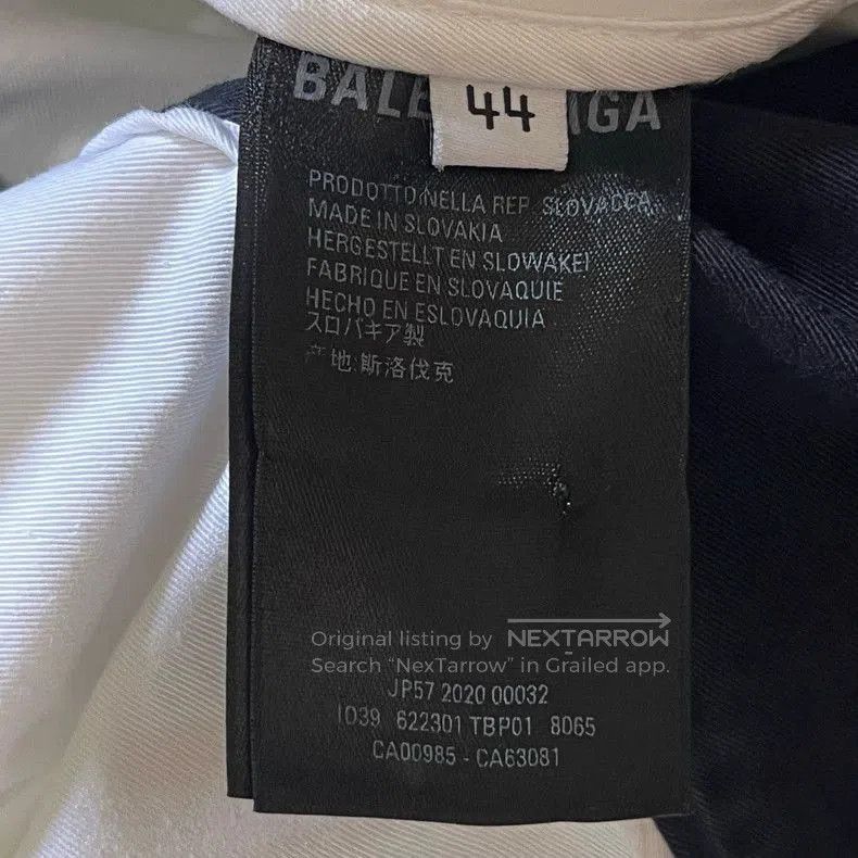 Balenciaga Balenciaga Embroidered Logo Varsity Jacket. Size US S / EU 44-46 / 1 - 5 Thumbnail