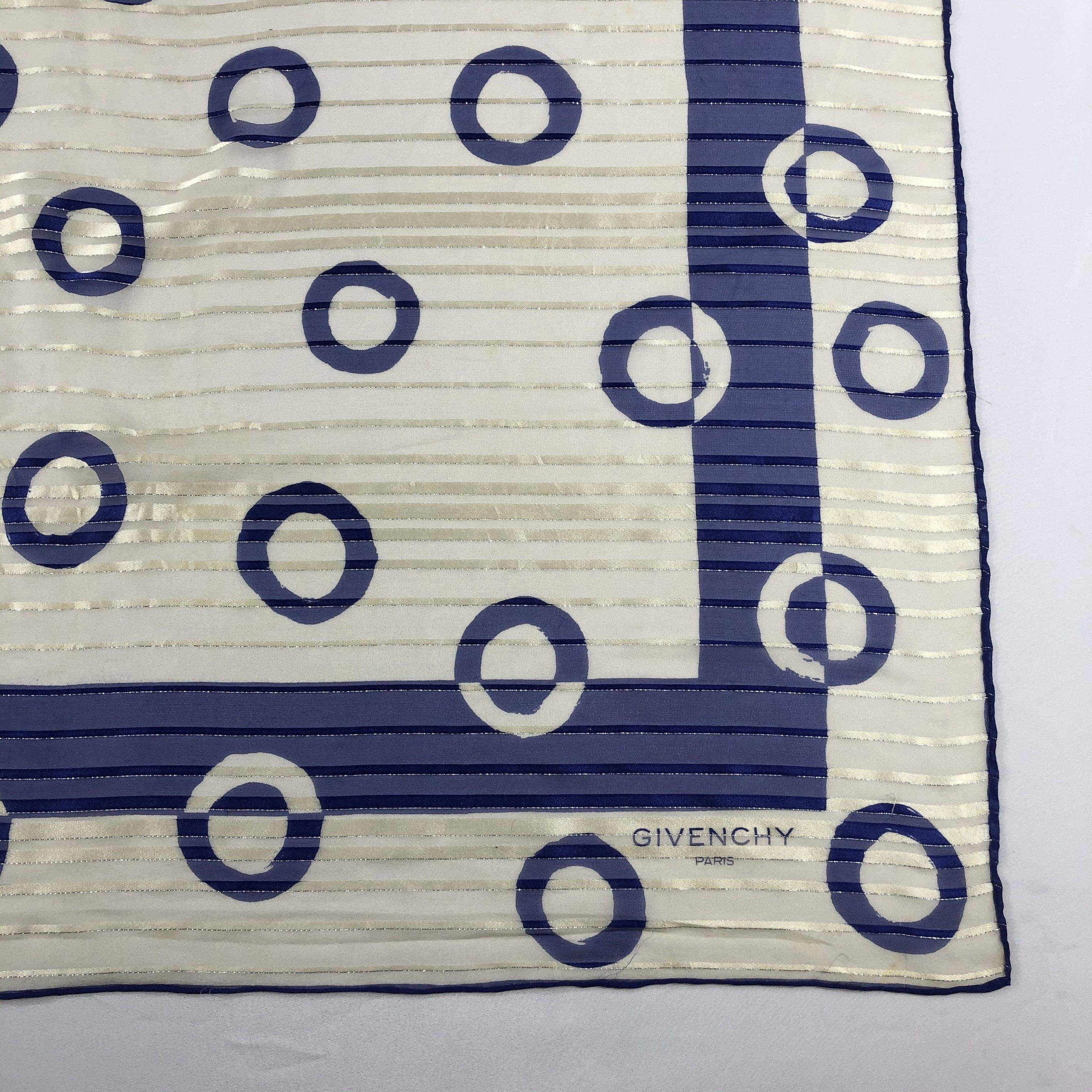Vintage Vintage Givenchy Silk Scarf Size ONE SIZE - 4 Thumbnail