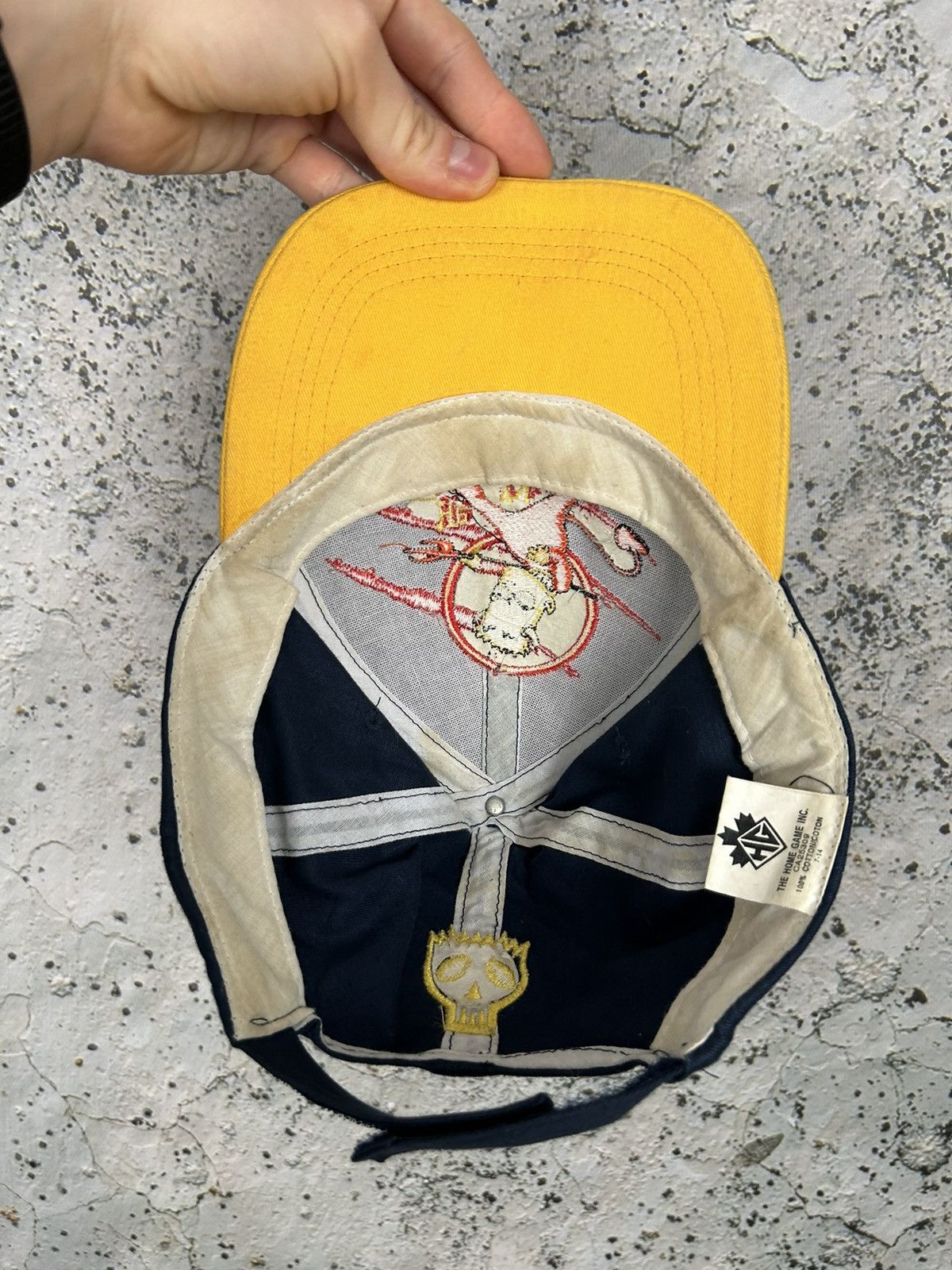 Other Vintage 90s Bart Simpson He Devil Hat Cap Movie Rare Hype Size ONE SIZE - 5 Thumbnail