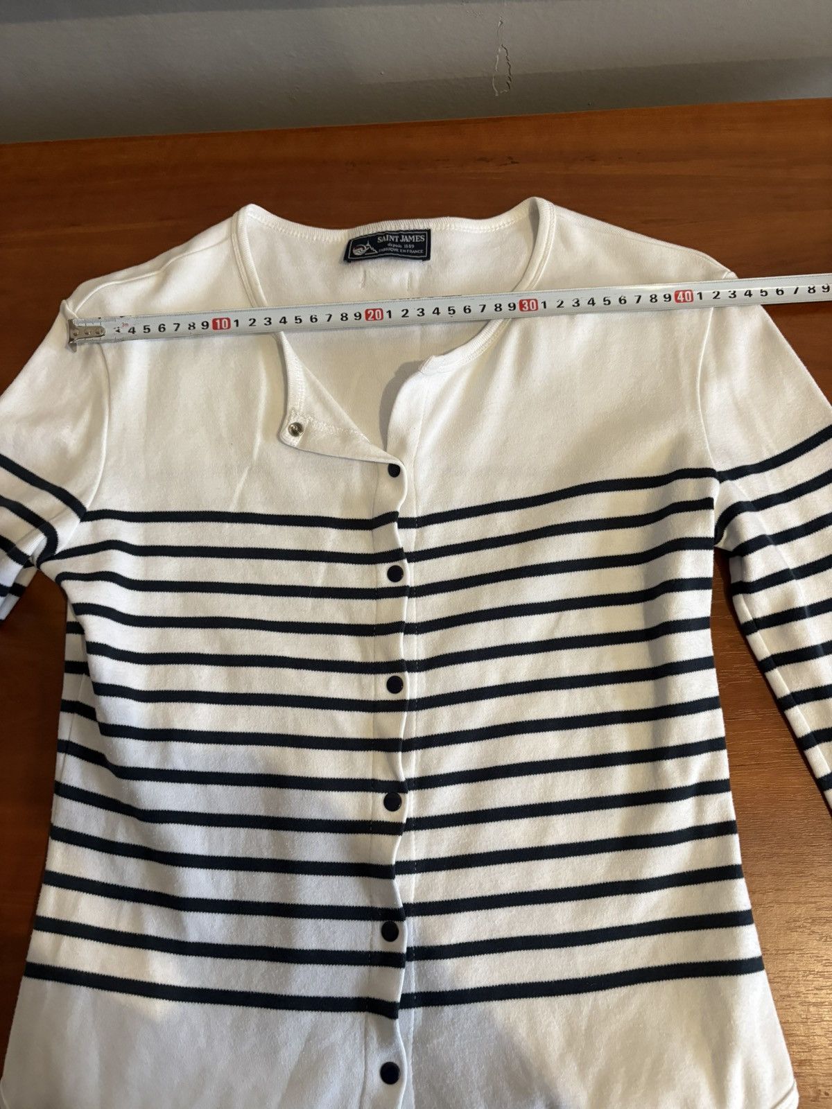 Saint James Archive Saint James Striped Long Sleeve/Cardigan Women’s M Size S / US 4 / IT 40 - 9 Thumbnail