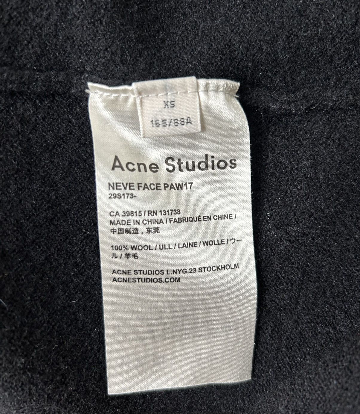 Acne Studios Acne Studios Black Cardigan Size XS / US 0-2 / IT 36-38 - 5 Thumbnail