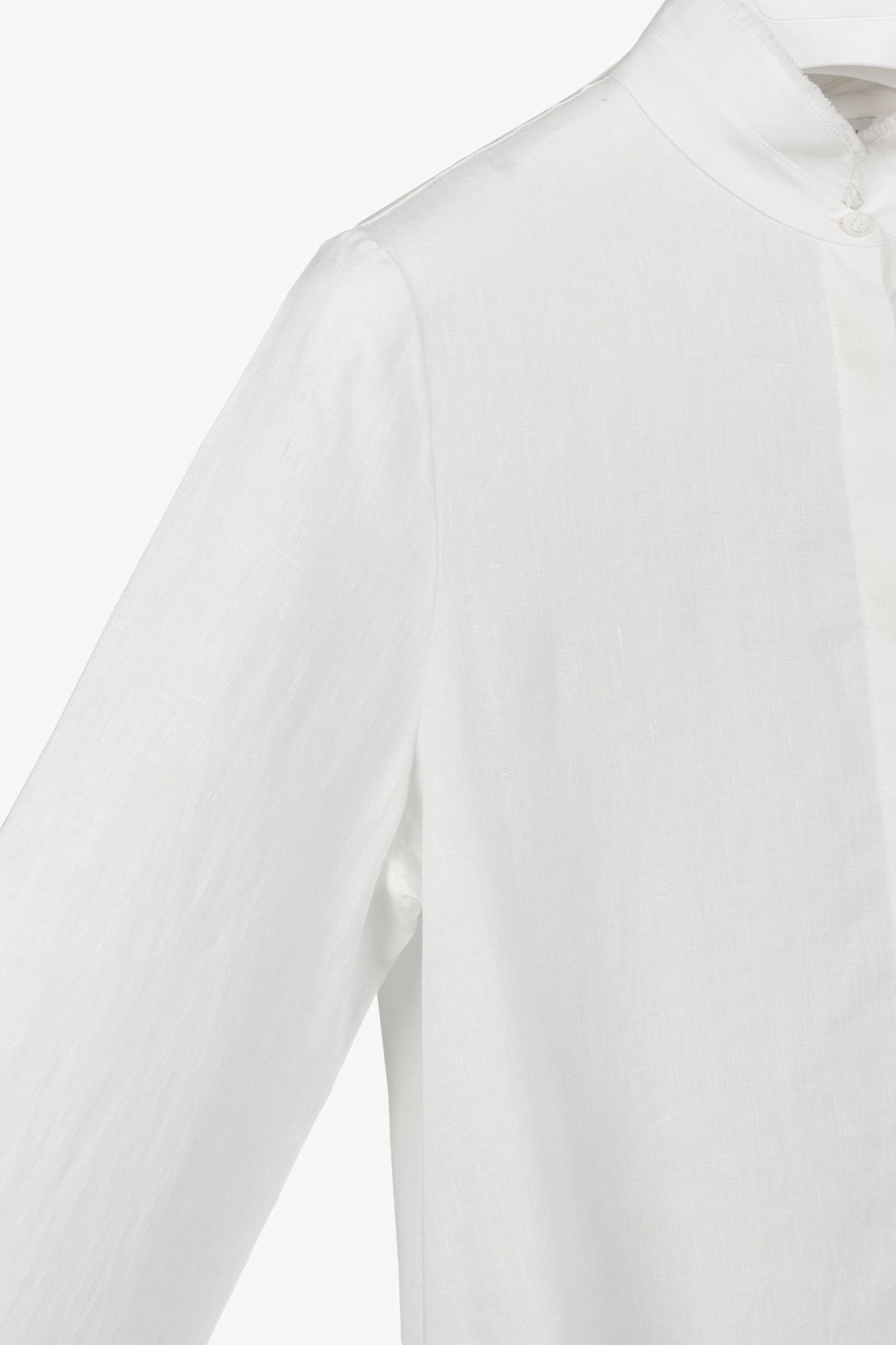 Loro Piana Loro Piana Linen Fringe-Trim Long-Sleeve Buttoned Shirt Size M / US 6-8 / IT 42-44 - 6 Thumbnail
