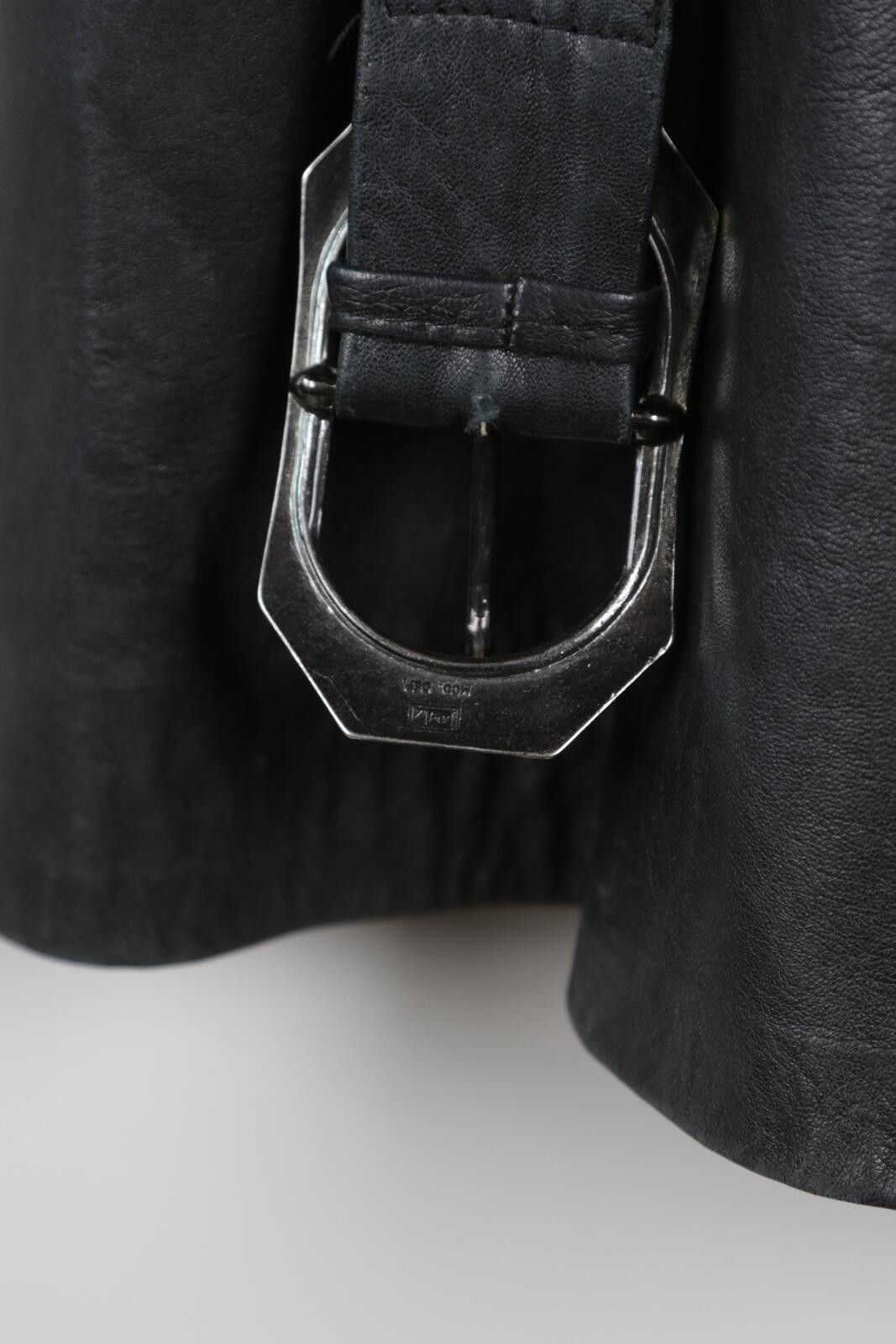 Other 00's Leather Mac Coat Size L / US 10 / IT 46 - 4 Thumbnail