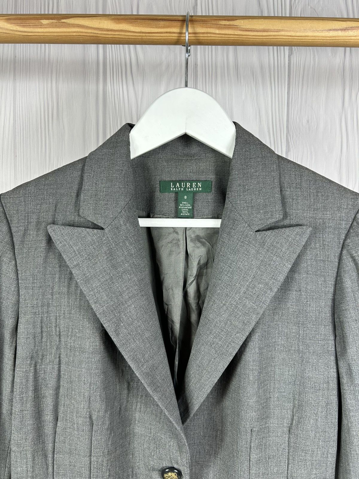 Lauren Ralph Lauren Lauren Ralph Lauren Wool BlazerJacket Horse Button Size 8 Size M / US 6-8 / IT 42-44 - 4 Thumbnail