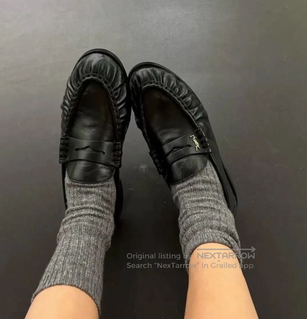 Yves Saint Laurent YSL Eel Skin Loafers. Size US 6 / IT 36 - 9 Thumbnail