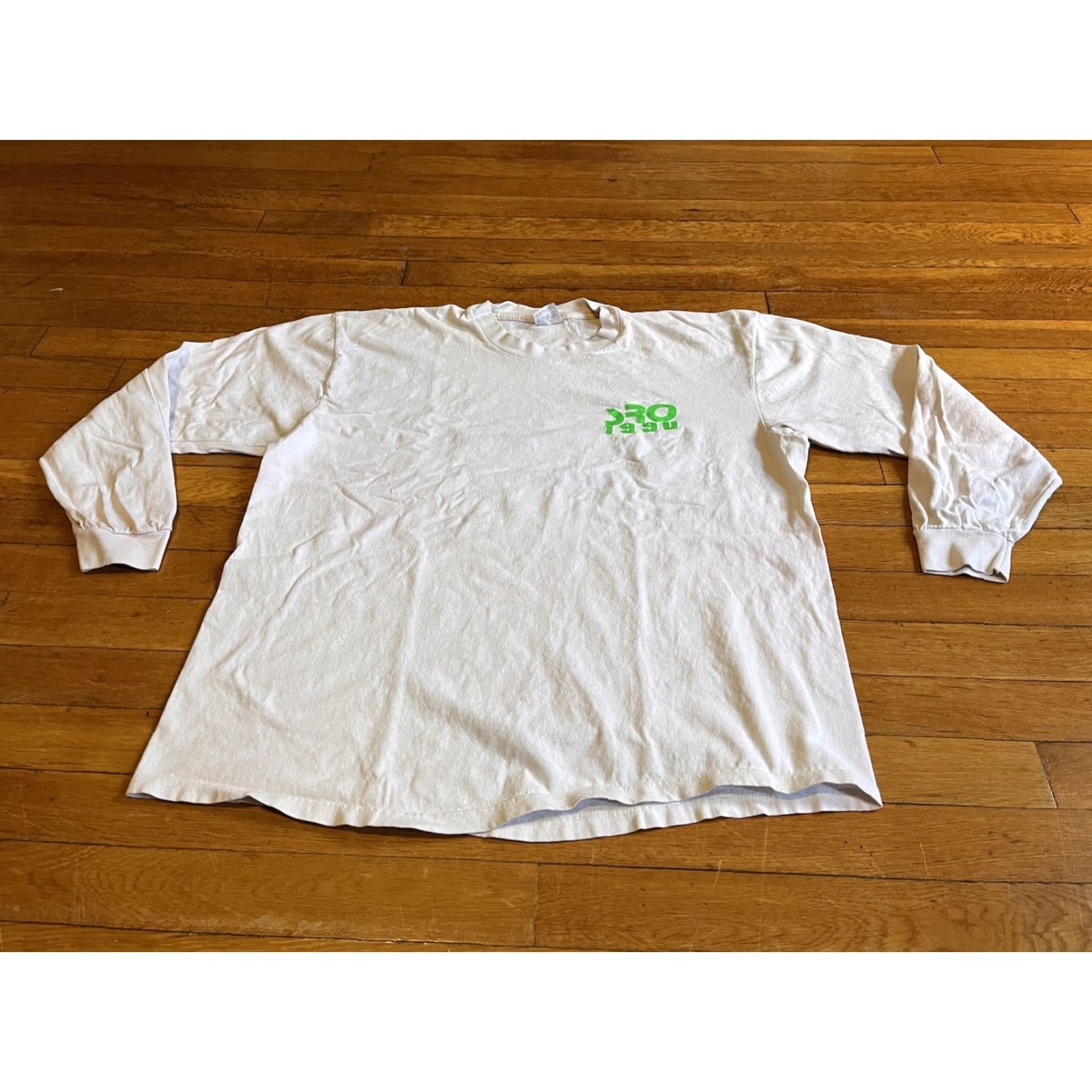 Vintage VINTAGE 90s Stedman SRO Student Resource Officer Shirt Men XL White Long Sleeve Crew Neck Graphic Print Logo Double-Sided Retro Hippie Teacher Size US XL / EU 56 / 4 - 3 Thumbnail