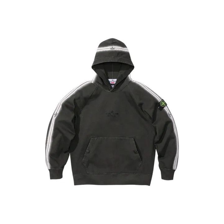 Stone Island Stone Island Stripe Hooded Sweatshirt SS22 Size US M / EU 48-50 / 2 - 1 Thumbnail