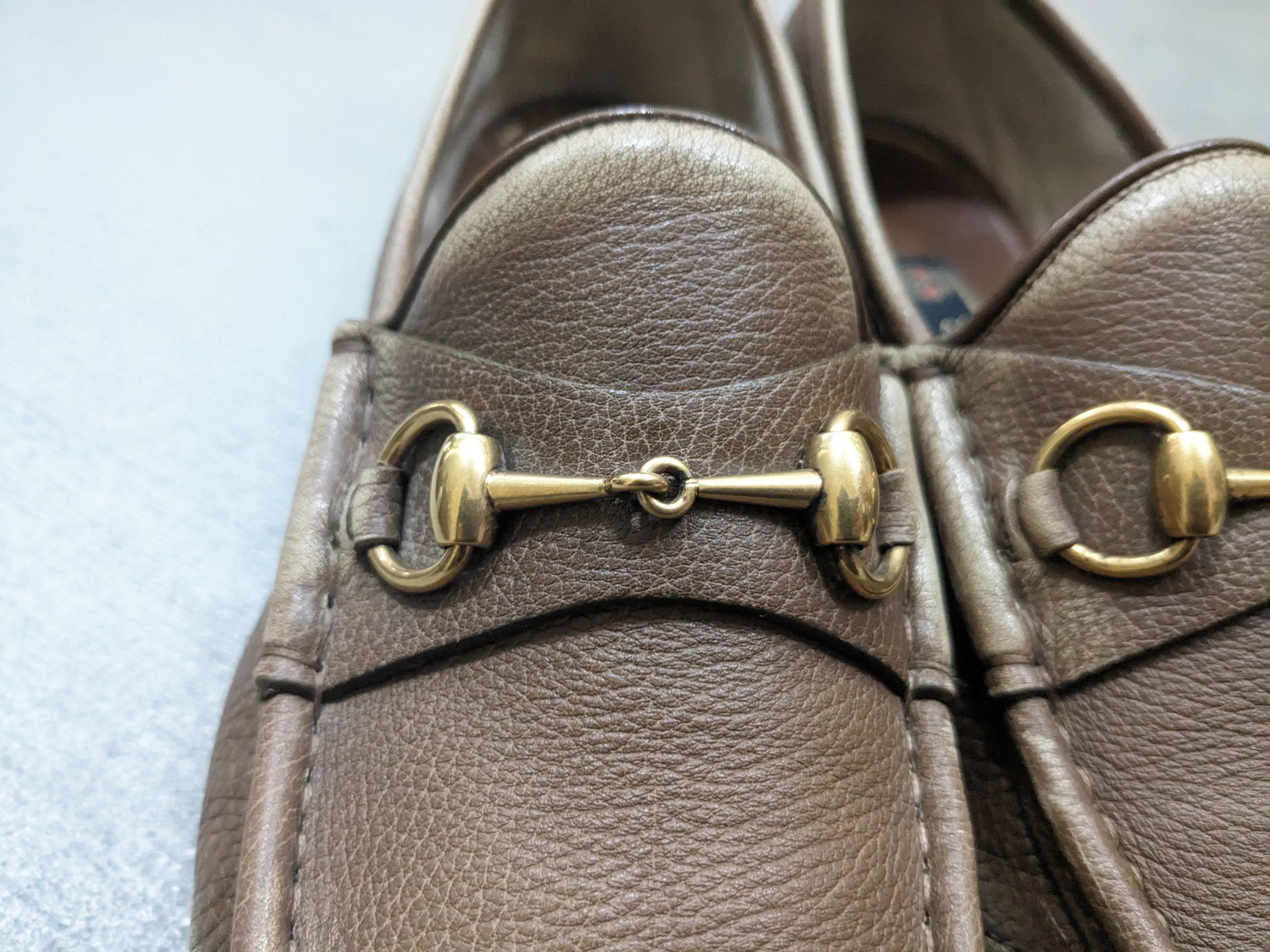Gucci Gucci Horsebit Loafers Brown Leather Size 11 Italy Slip On Size US 11 / EU 44 - 6 Thumbnail