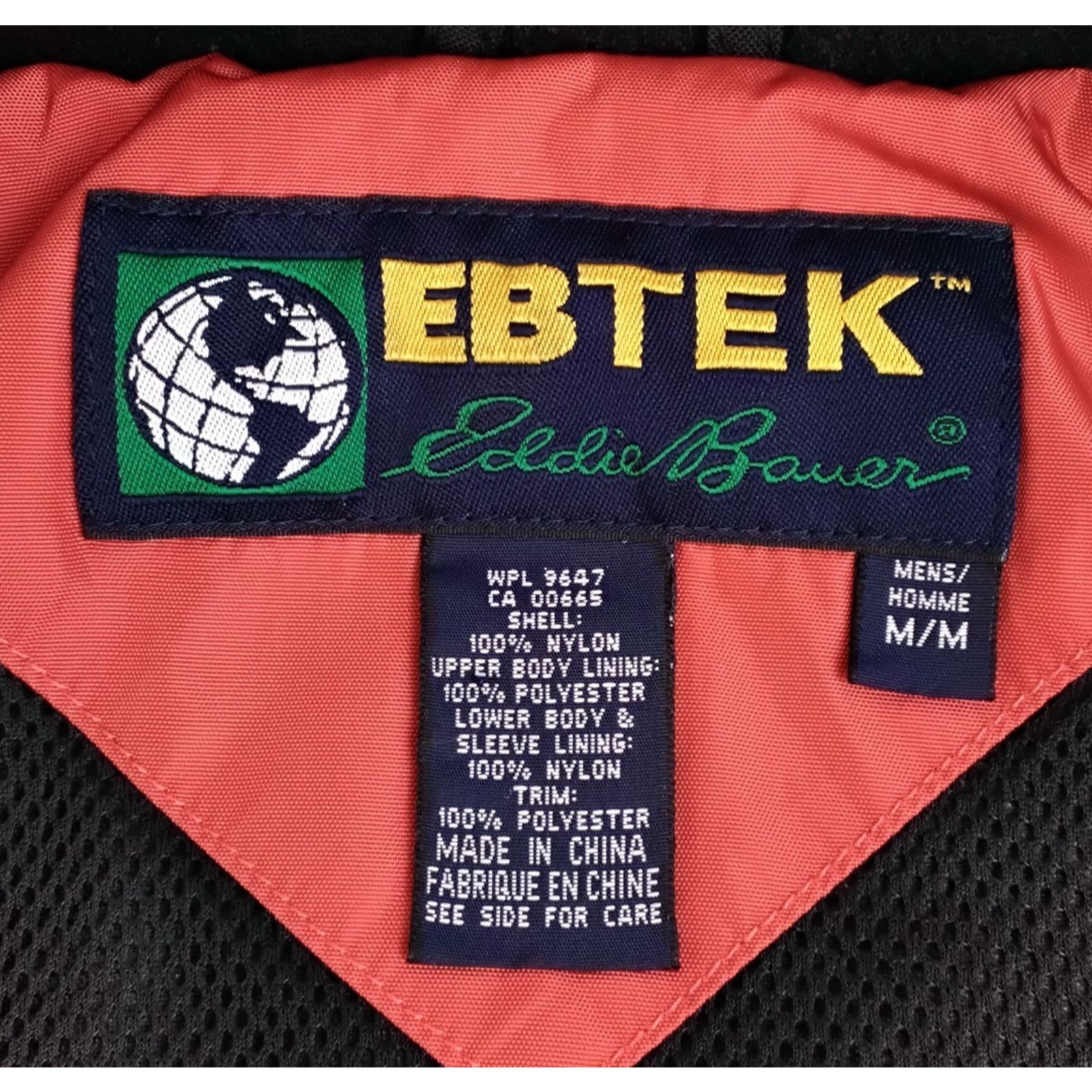 Eddie Bauer Eddie Bauer EBTEK Anorak Jacket Men's M Red/Black Vintage Size US M / EU 48-50 / 2 - 7 Thumbnail