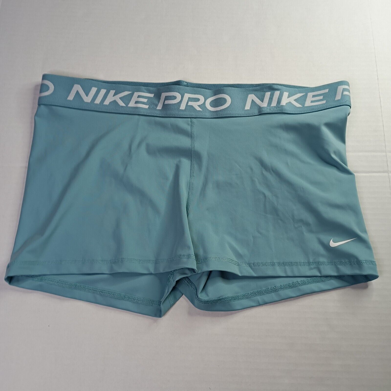 Nike Nike Pro Women's Biker Shorts 3" Ins Turquoise Size XXL Size 38" / US 16 / IT 52 - 1 Thumbnail