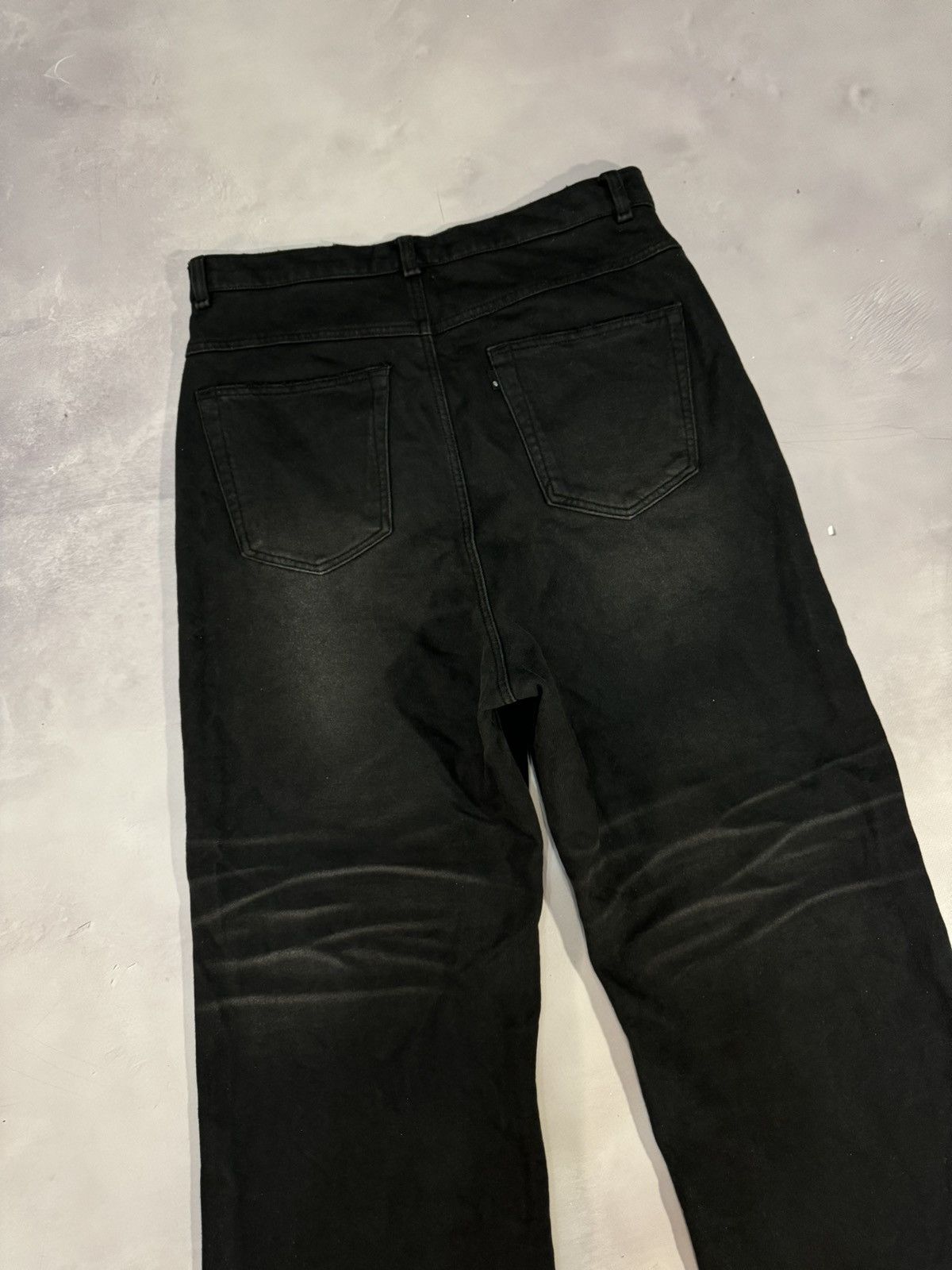 PROJECT G/R Project G/R Dirty Effect Baggy Sweatpants(Black/2) Size US 32 / EU 48 - 3 Thumbnail