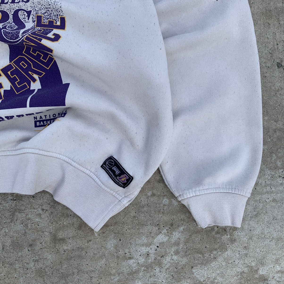 NBA Vintage Japanese Style NBA Los Angeles Lakers Sweatshirt Y2K Size US L / EU 52-54 / 3 - 3 Thumbnail