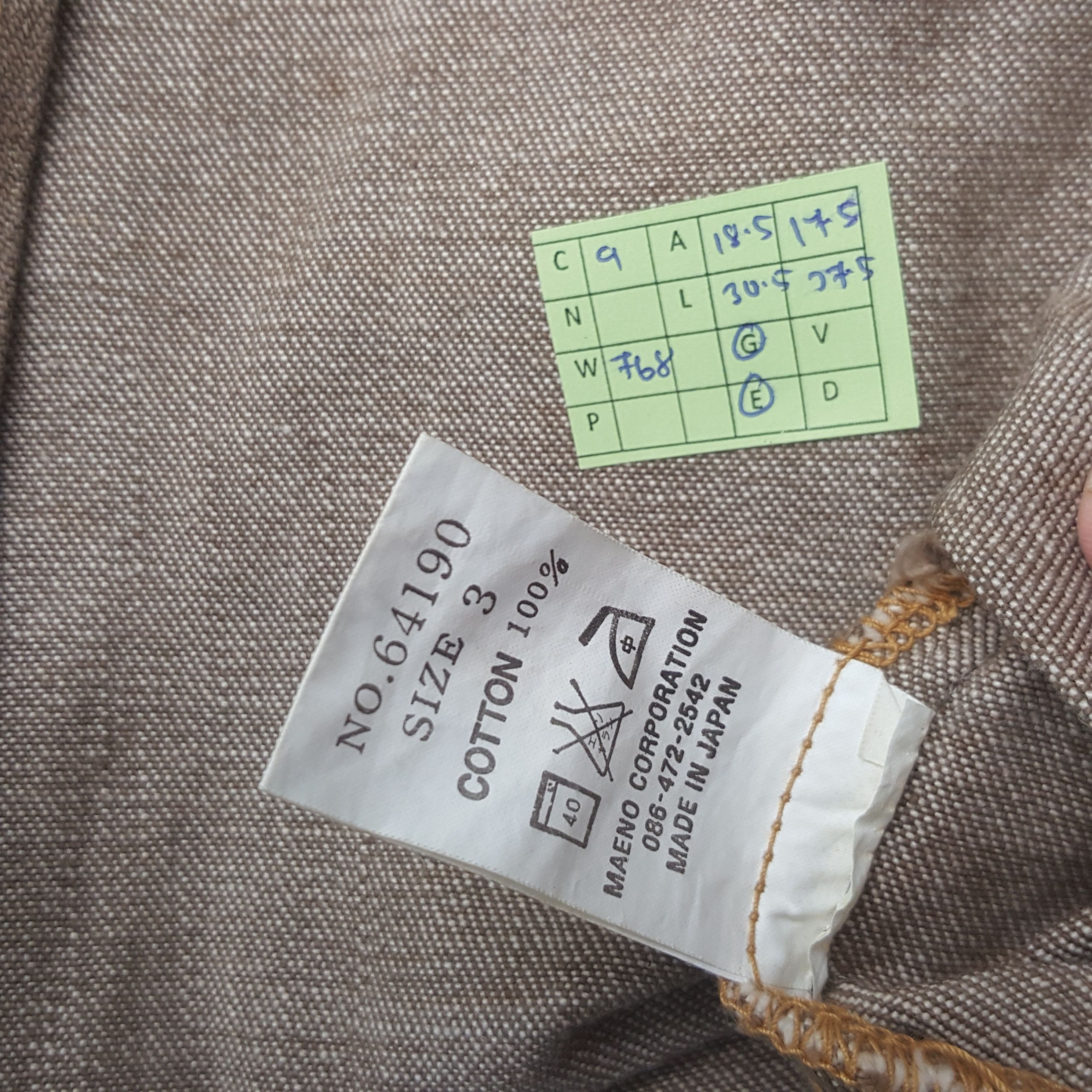 Japanese Brand Vintage Maeno Copration Japanese Brand Jacket RR9 Size US XS / EU 42 / 0 - 8 Thumbnail