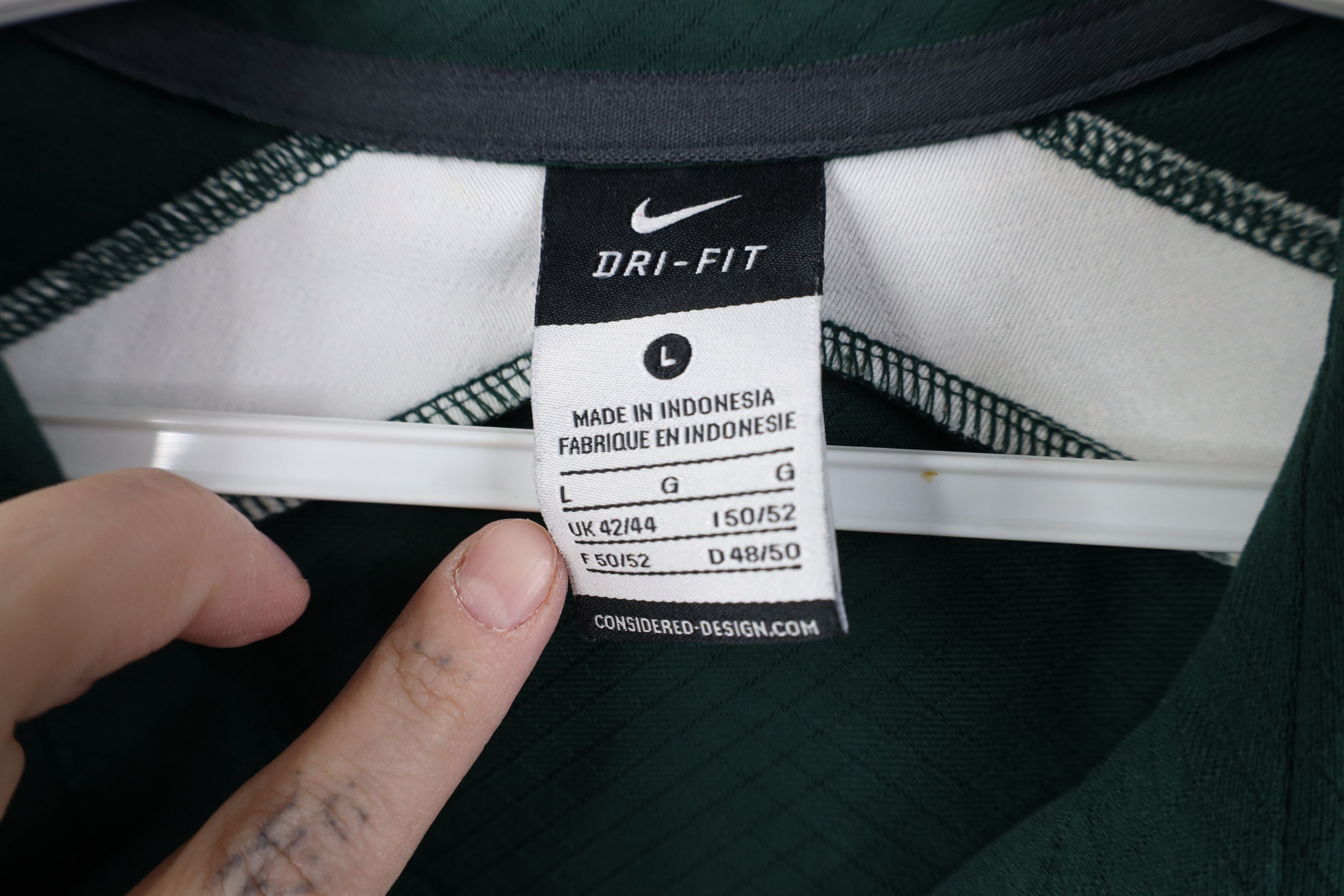 Nike Nike Scott Mini Swoosh Michigan State University Knit Polo Size US L / EU 52-54 / 3 - 8 Thumbnail