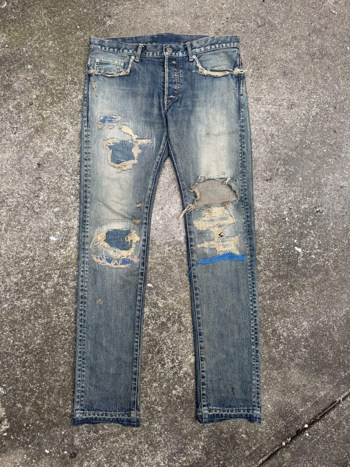 Undercover Undercover 68 ‘Blue Yarn’ Denim Size US 30 / EU 46 - 1 Thumbnail