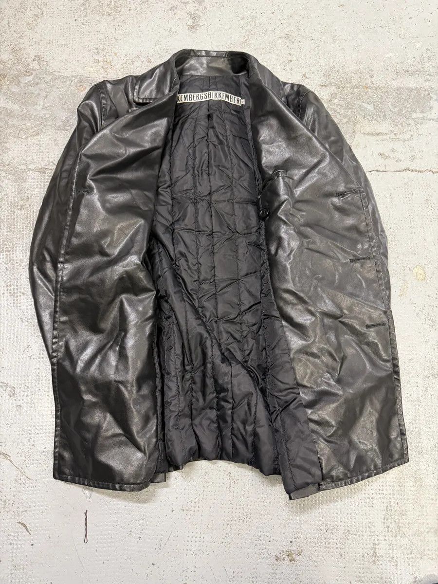 Dirk Bikkembergs 2000s Bikkembergs Black Faux Leather Buttoned Jacket Size US M / EU 48-50 / 2 - 6 Thumbnail
