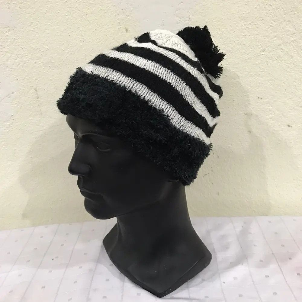 Japanese Brand × Kapital × Vintage Japanese Brand Stripe Jail Design Beanie Hat Size ONE SIZE - 2 Thumbnail